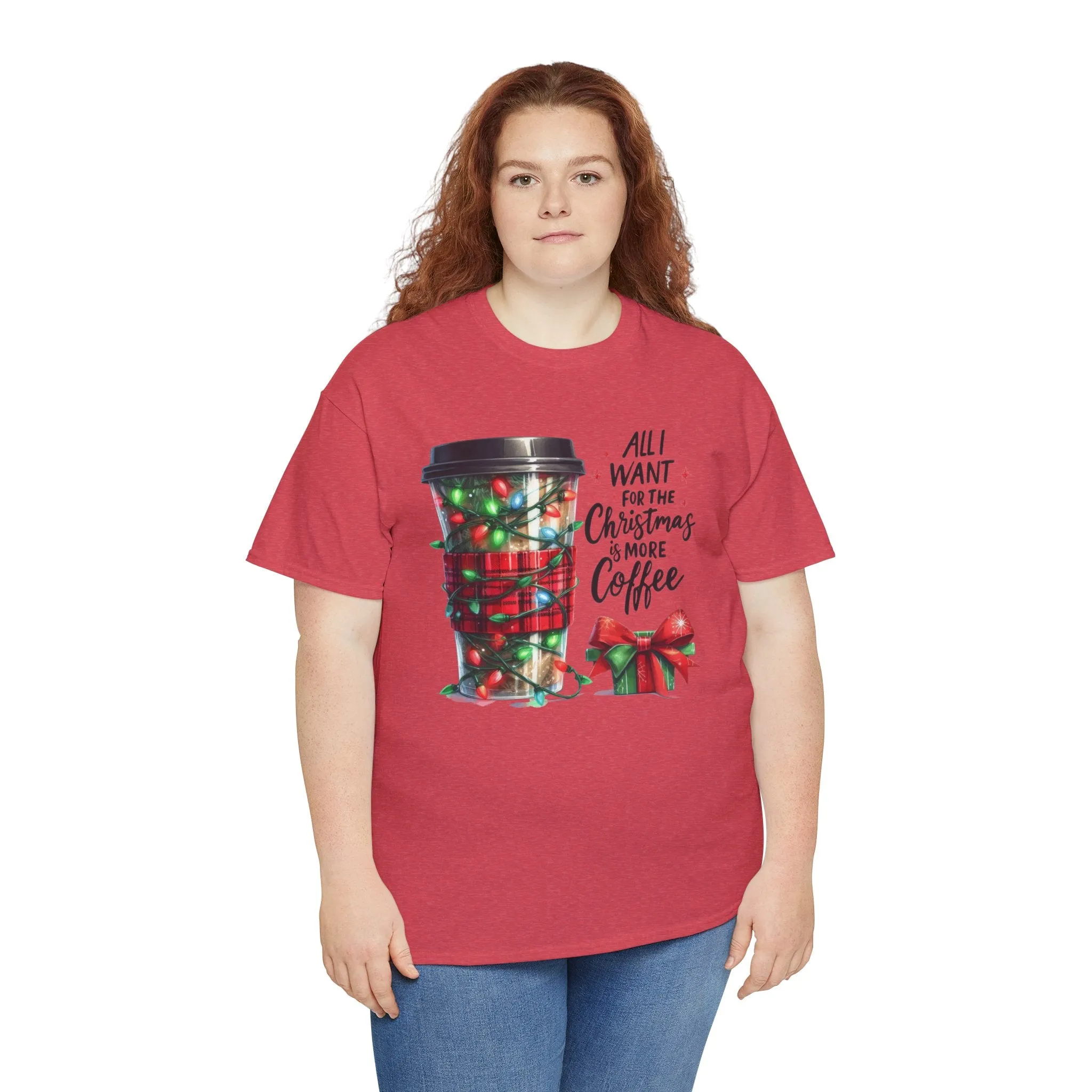 Christmas Coffee Heavy Cotton Tee