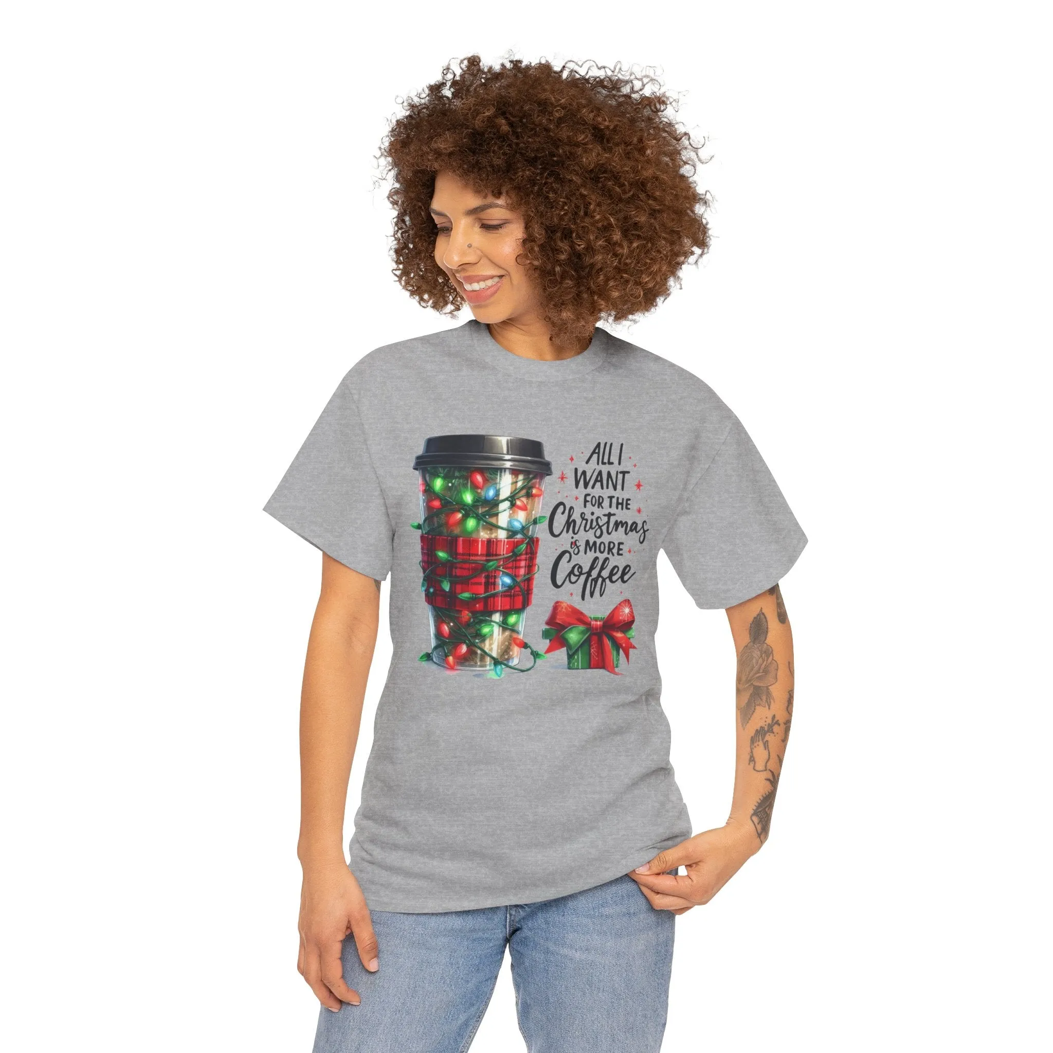 Christmas Coffee Heavy Cotton Tee