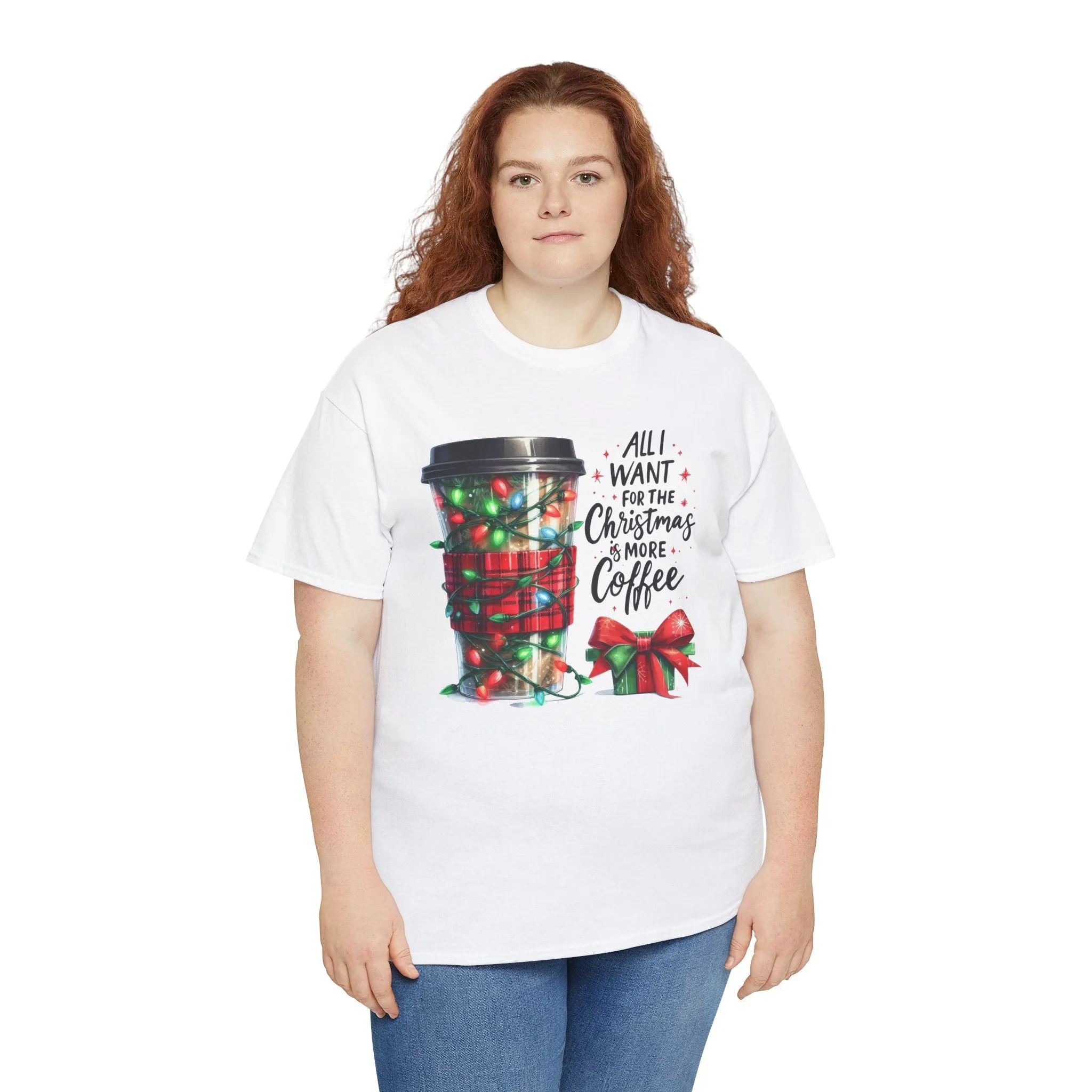 Christmas Coffee Heavy Cotton Tee