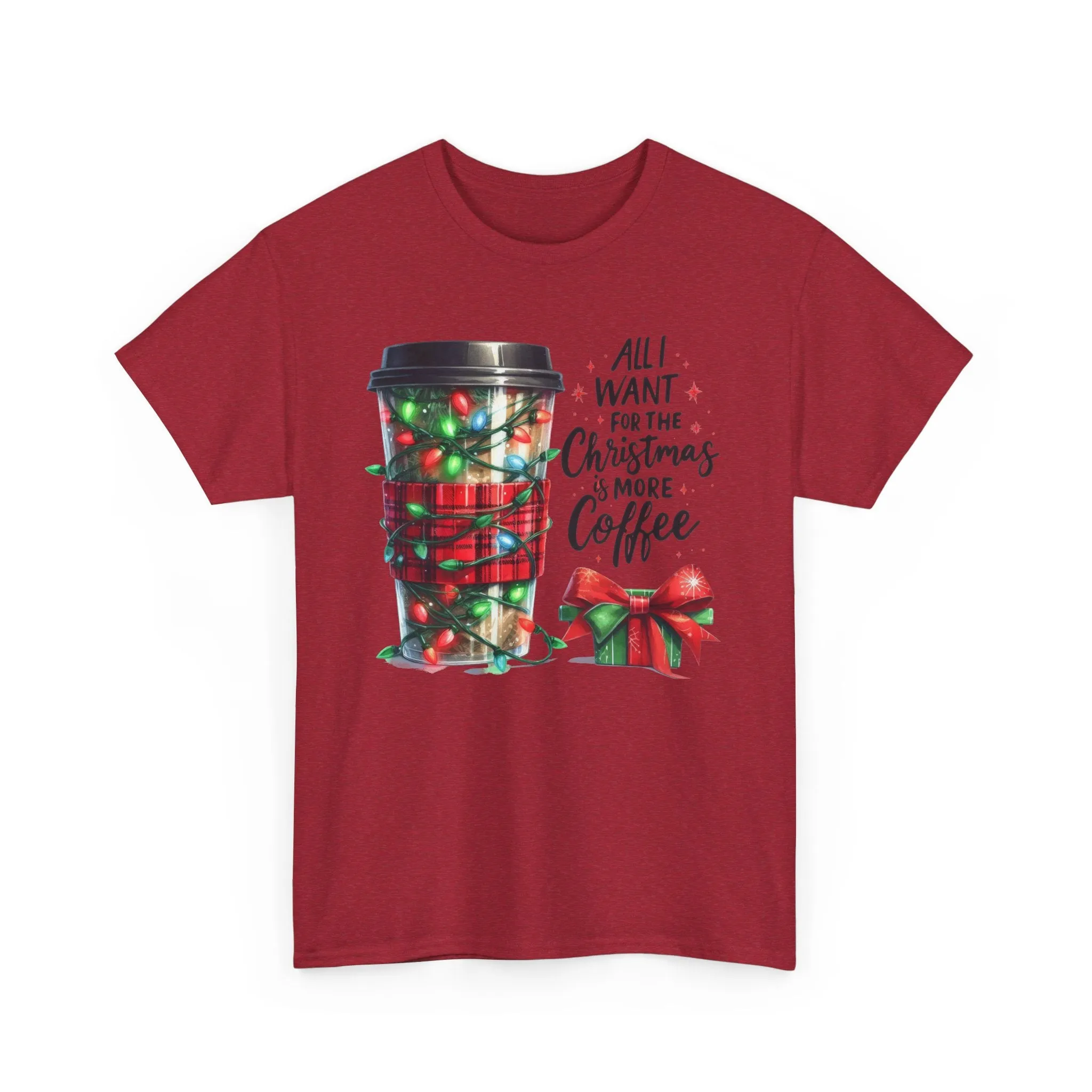 Christmas Coffee Heavy Cotton Tee