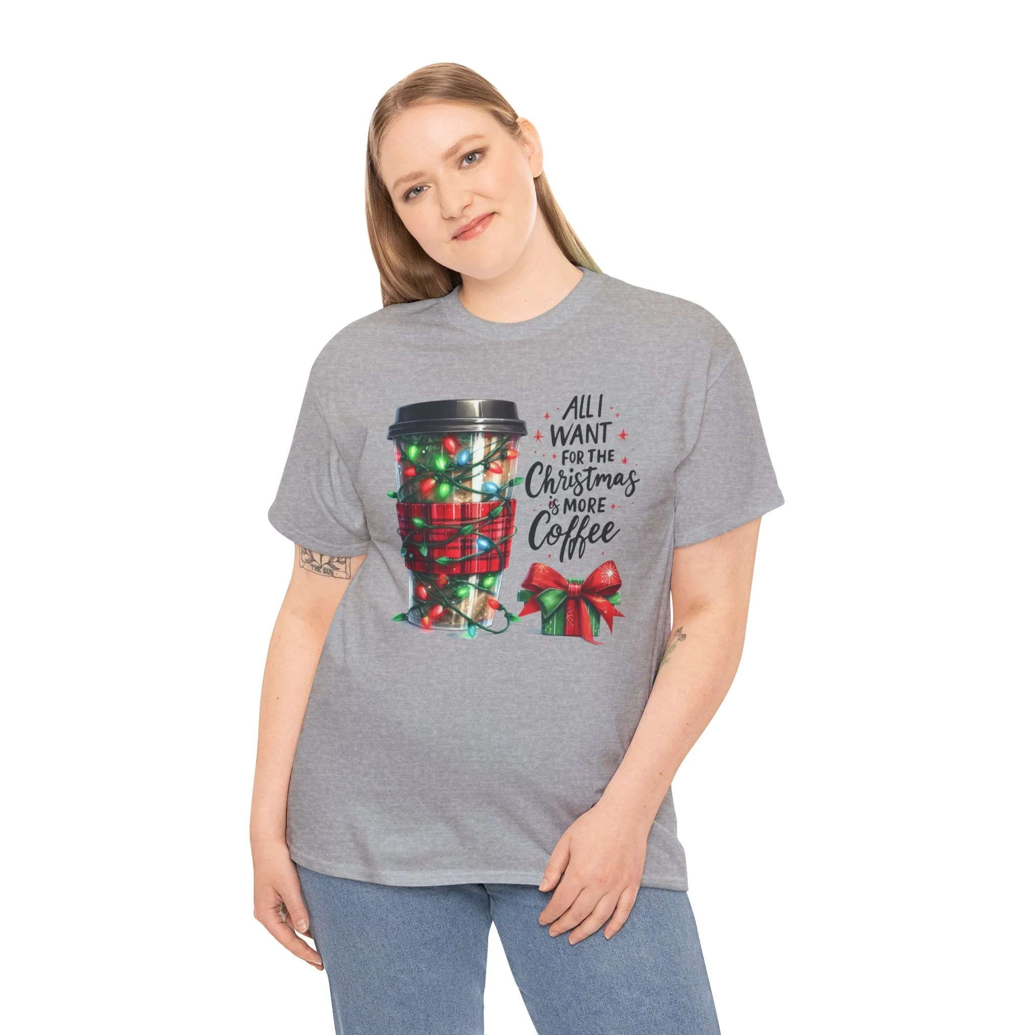 Christmas Coffee Heavy Cotton Tee