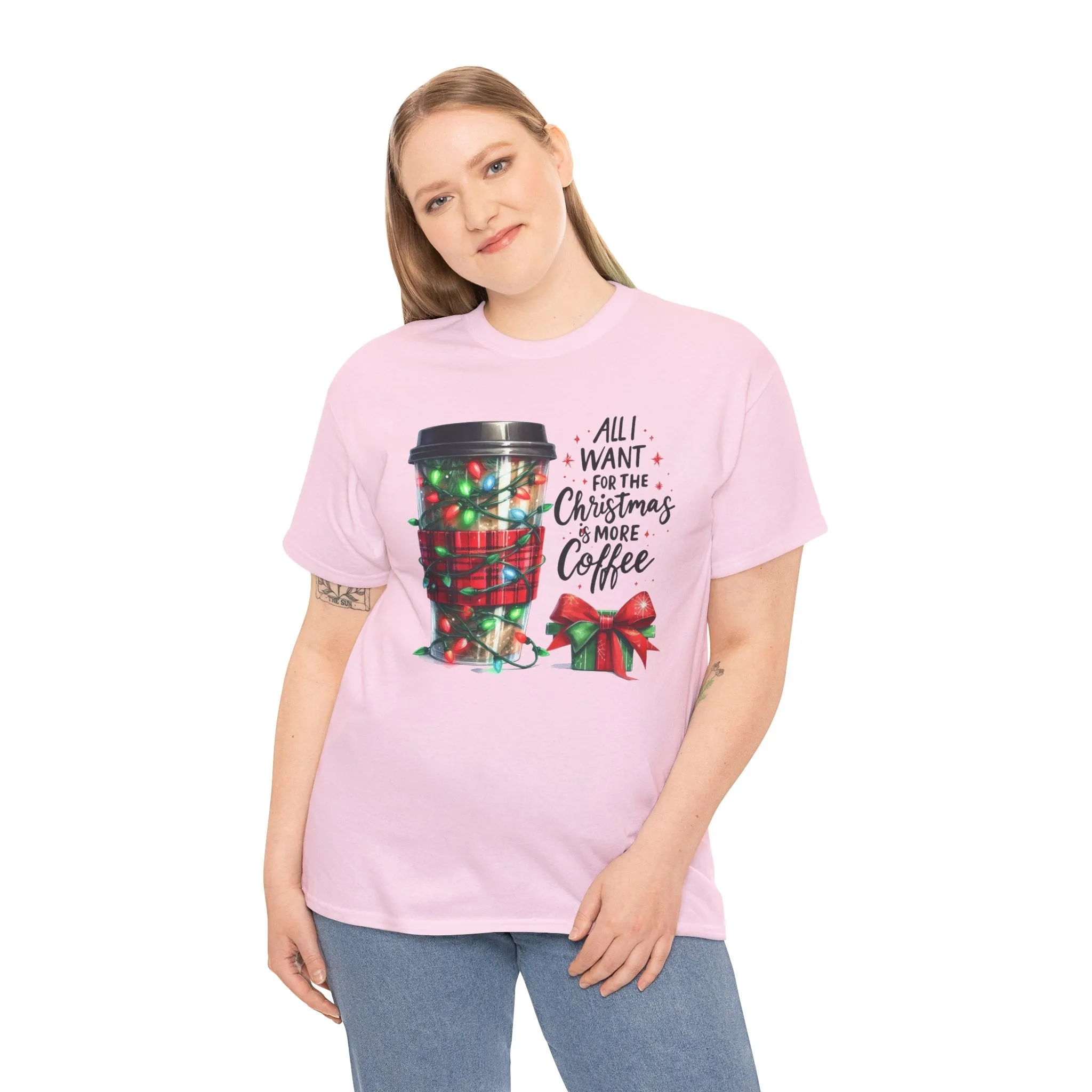 Christmas Coffee Heavy Cotton Tee