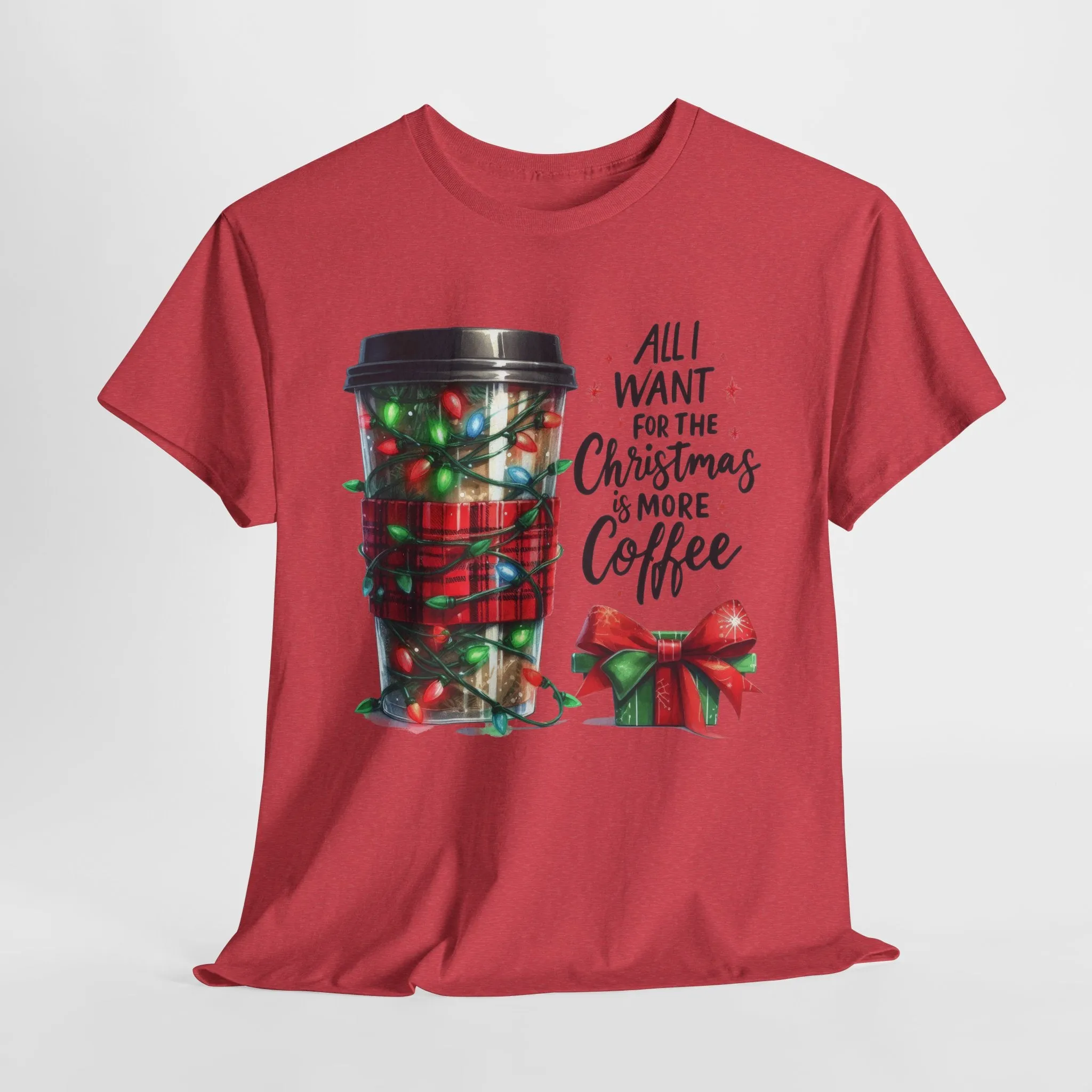 Christmas Coffee Heavy Cotton Tee