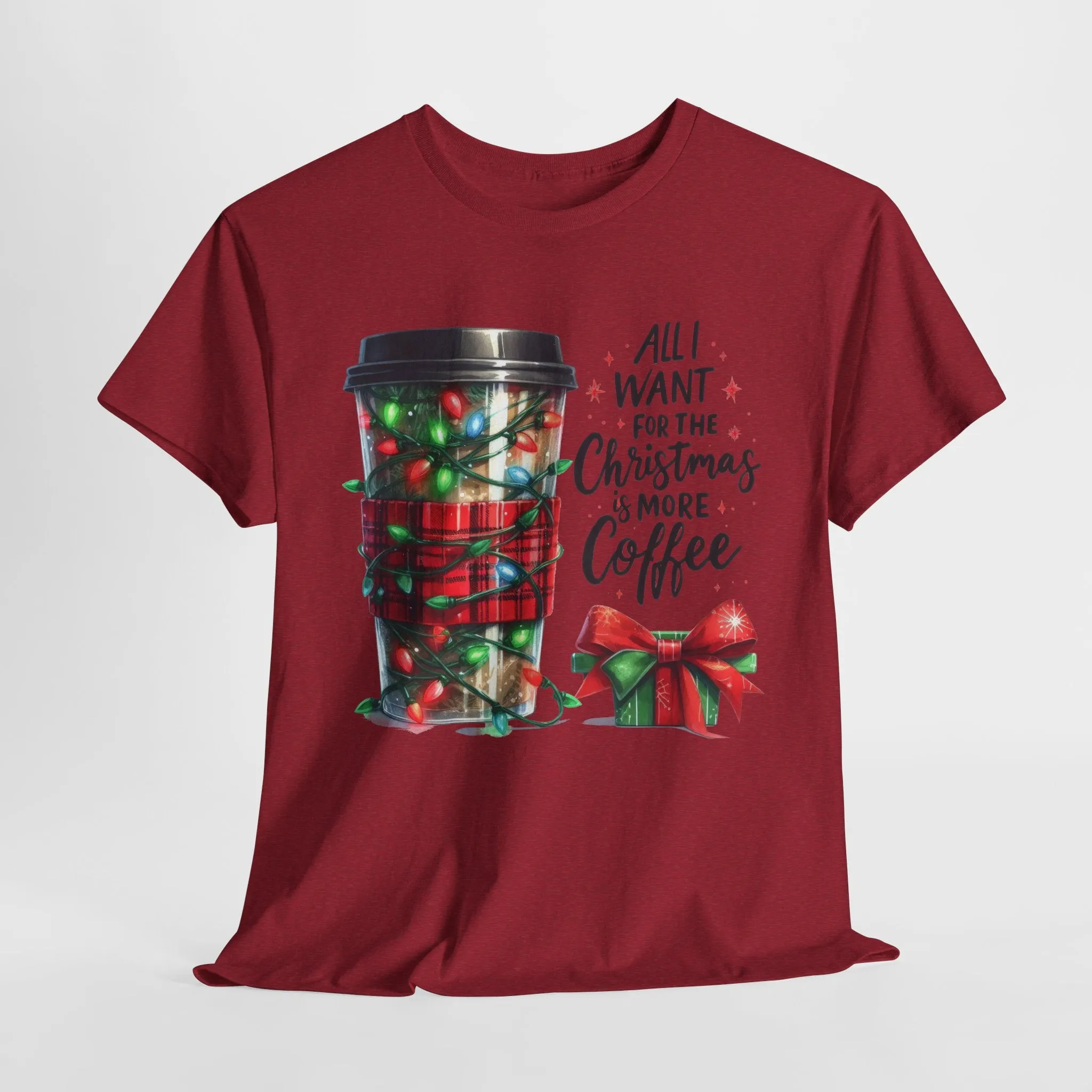 Christmas Coffee Heavy Cotton Tee