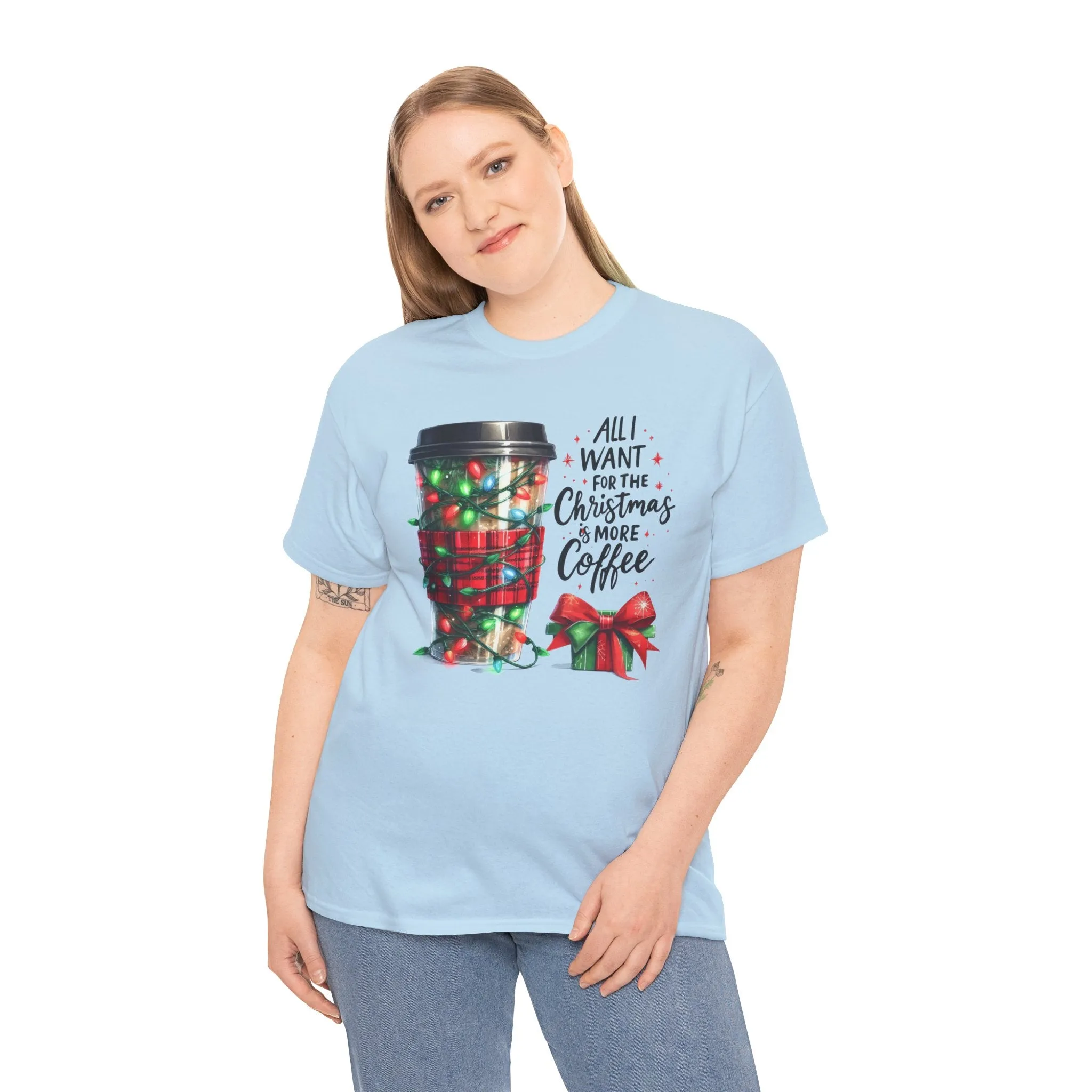 Christmas Coffee Heavy Cotton Tee