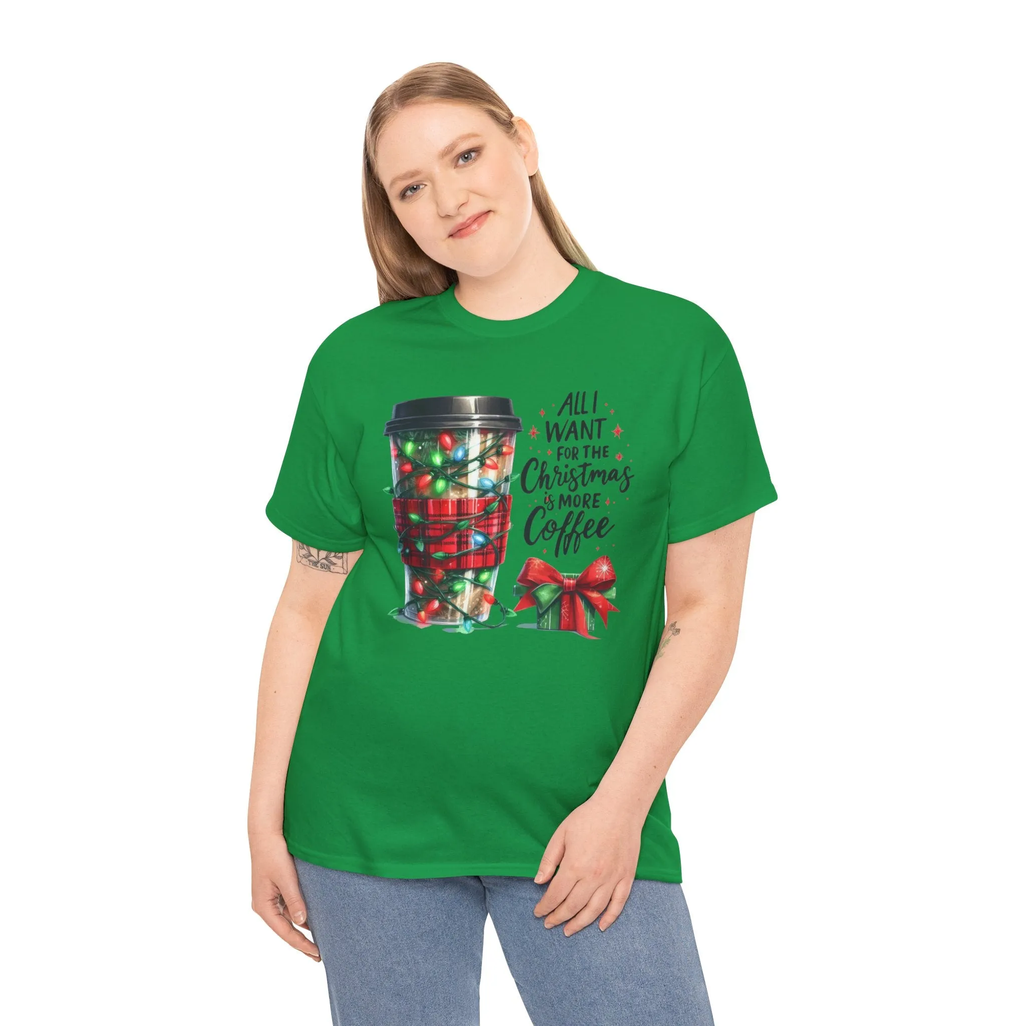 Christmas Coffee Heavy Cotton Tee