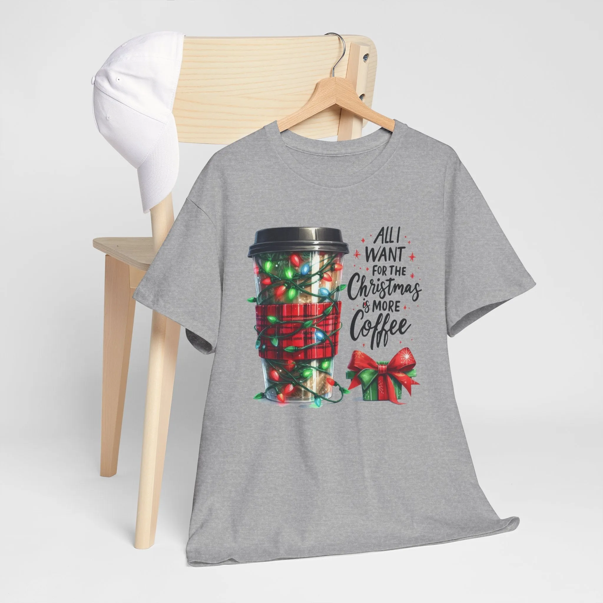 Christmas Coffee Heavy Cotton Tee