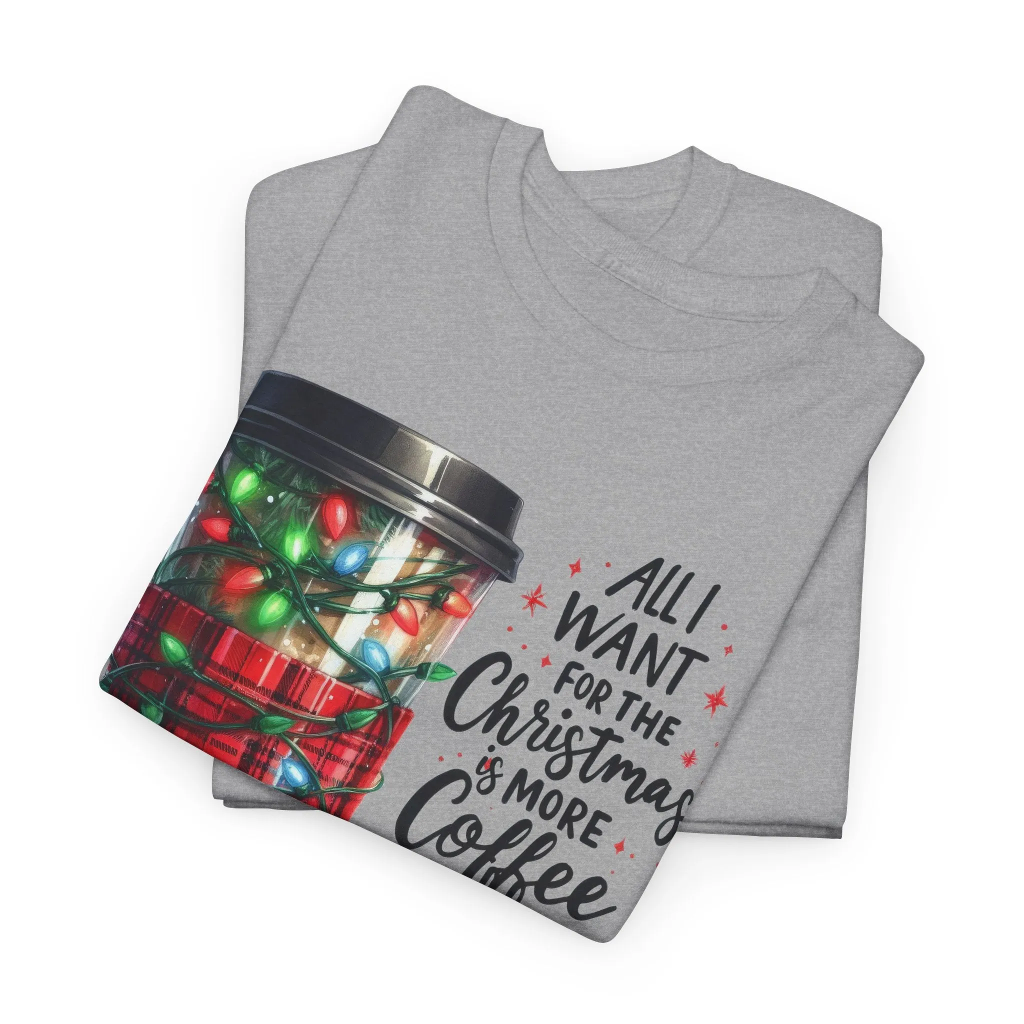 Christmas Coffee Heavy Cotton Tee