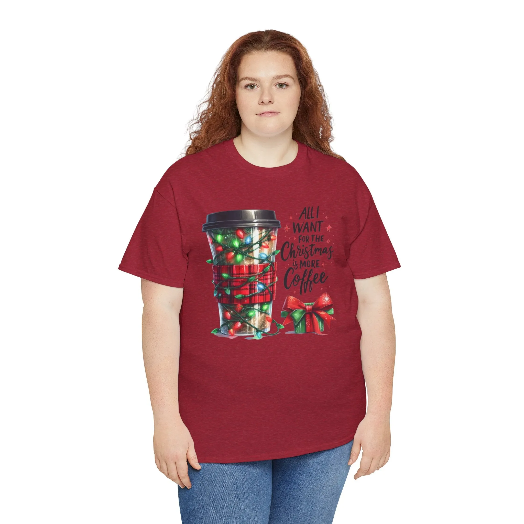 Christmas Coffee Heavy Cotton Tee