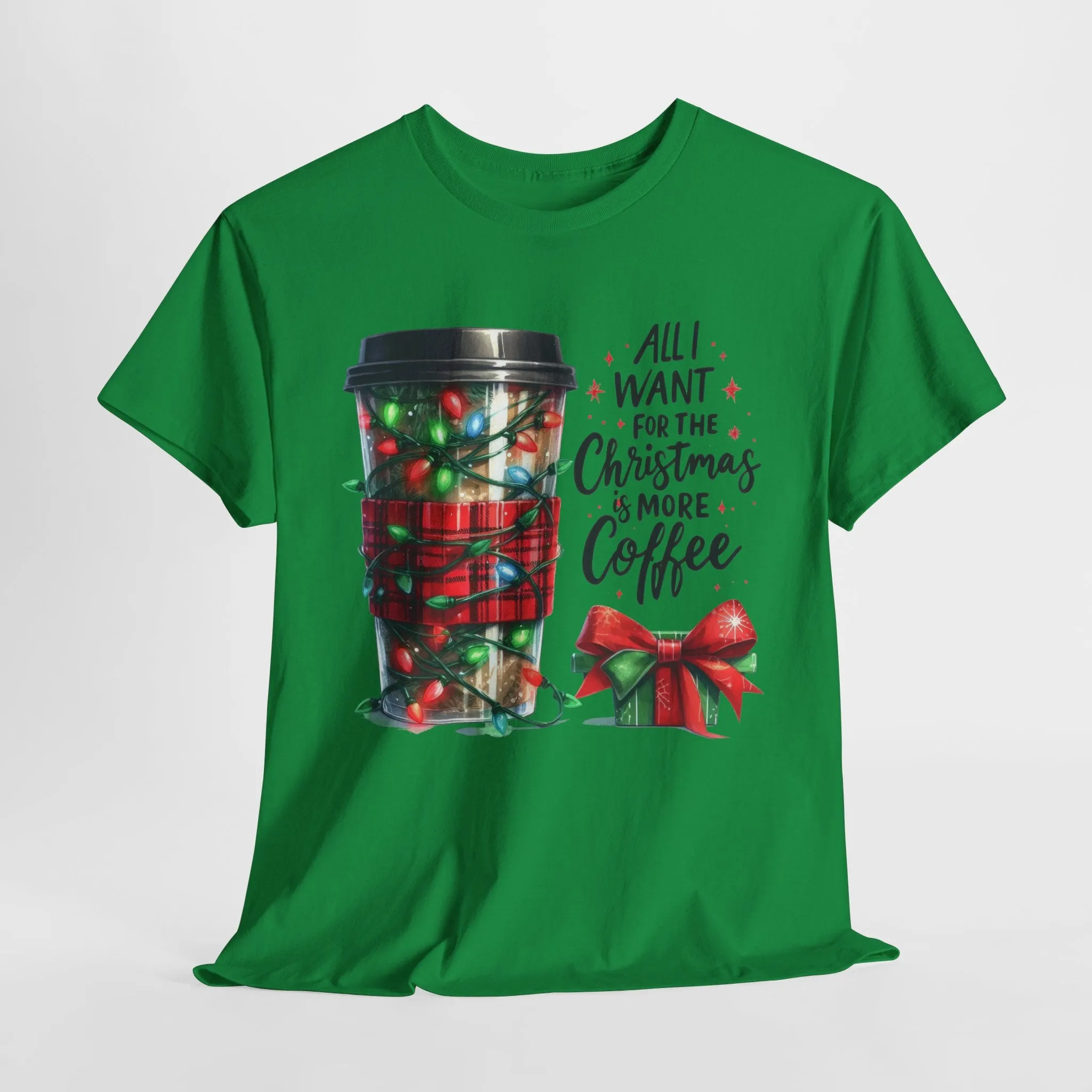 Christmas Coffee Heavy Cotton Tee