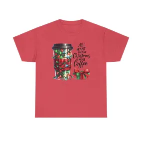 Christmas Coffee Heavy Cotton Tee