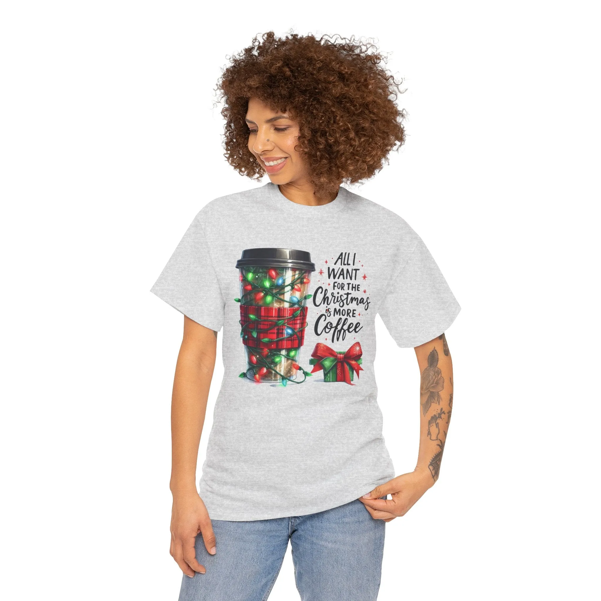 Christmas Coffee Heavy Cotton Tee