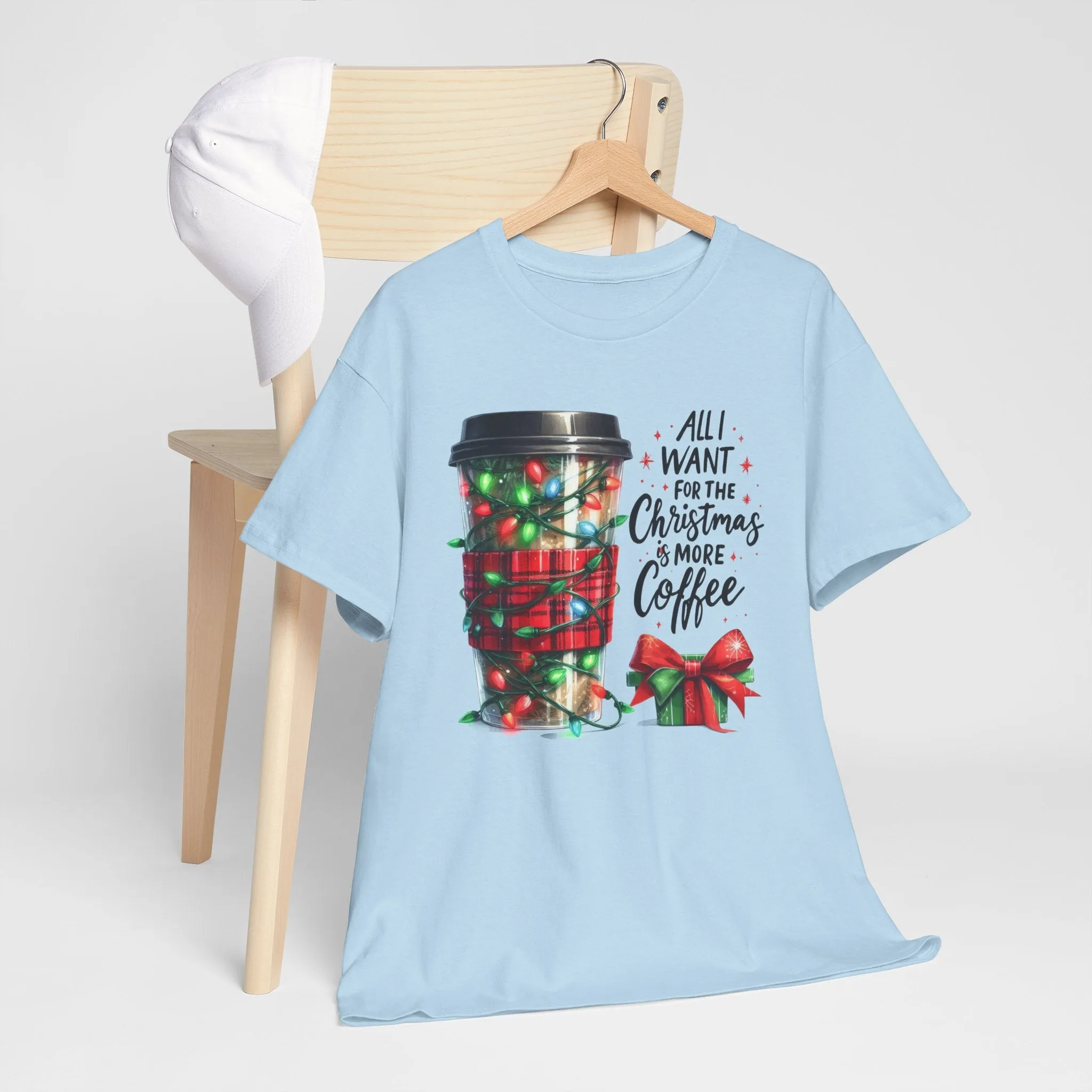 Christmas Coffee Heavy Cotton Tee