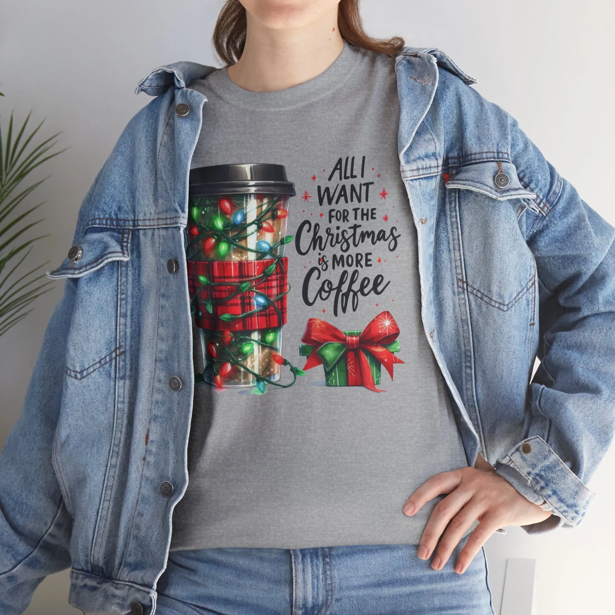 Christmas Coffee Heavy Cotton Tee