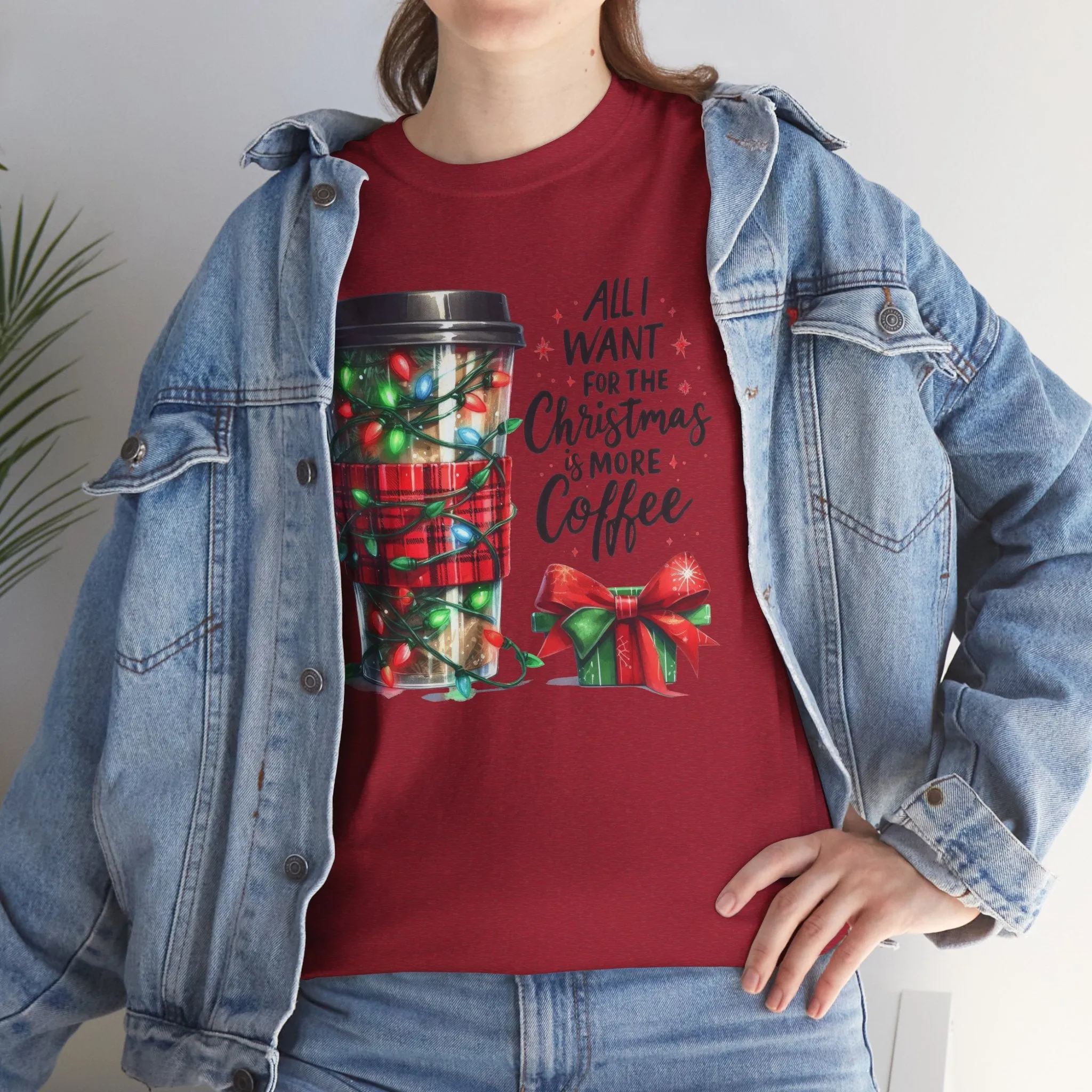 Christmas Coffee Heavy Cotton Tee