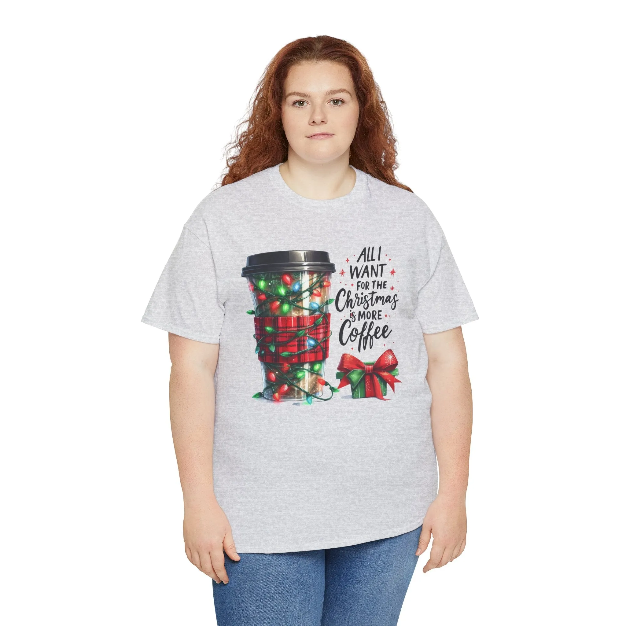 Christmas Coffee Heavy Cotton Tee