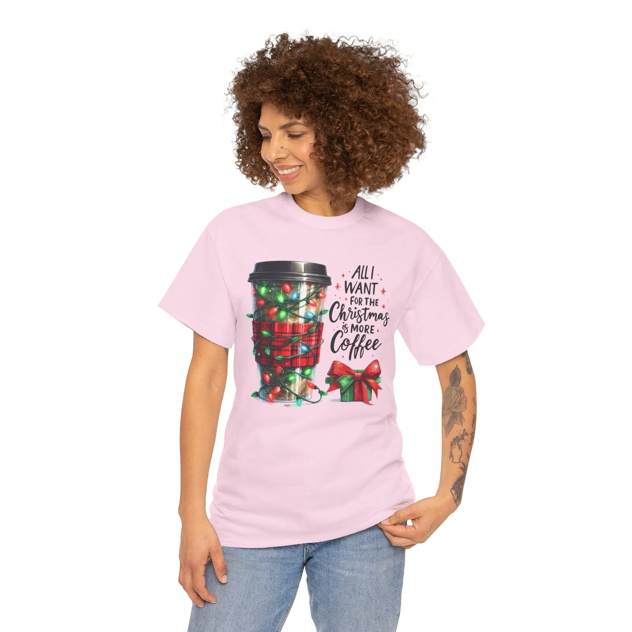 Christmas Coffee Heavy Cotton Tee