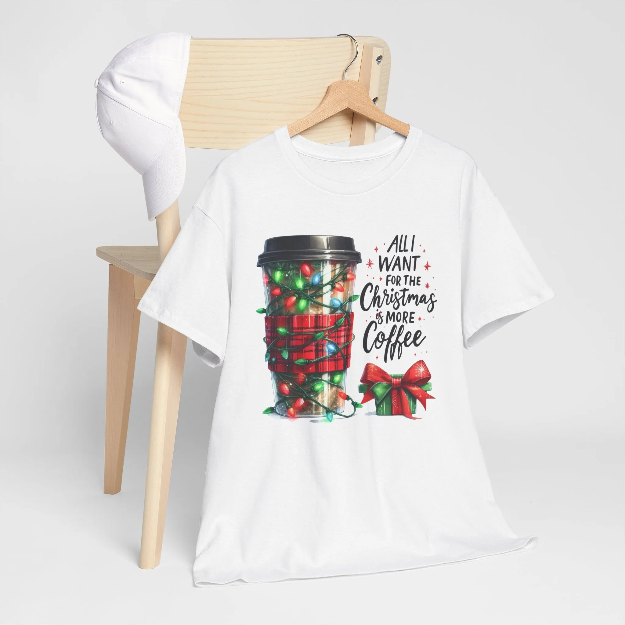 Christmas Coffee Heavy Cotton Tee