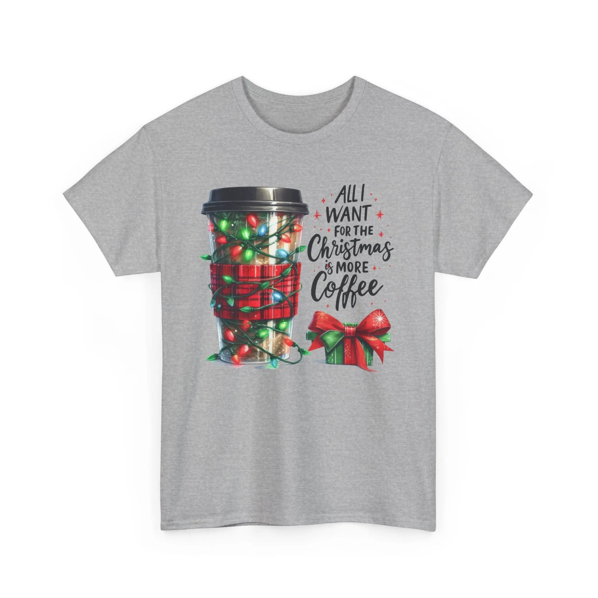 Christmas Coffee Heavy Cotton Tee