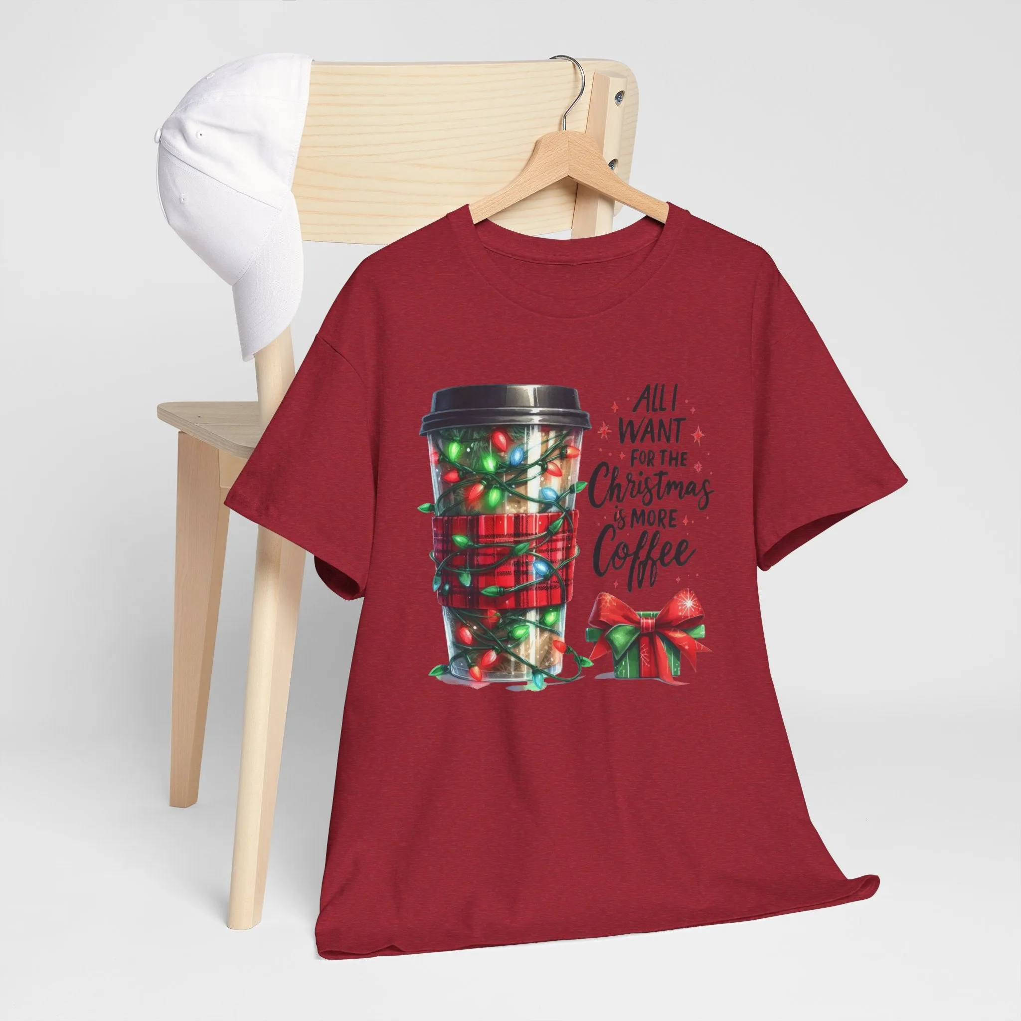 Christmas Coffee Heavy Cotton Tee