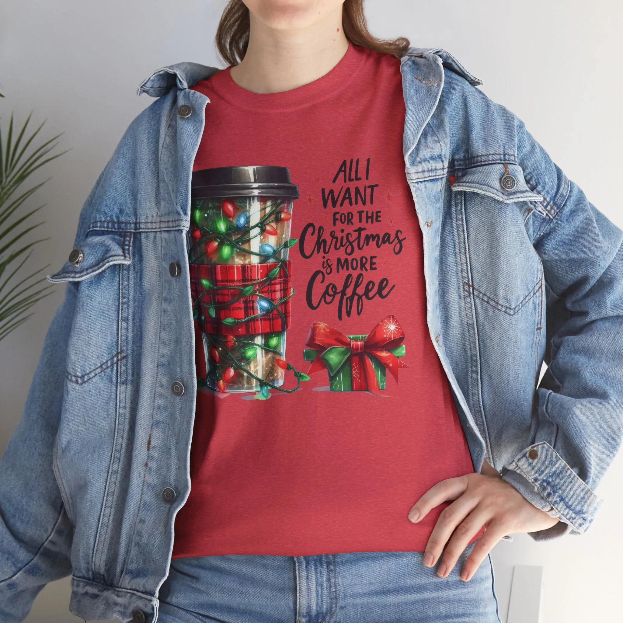 Christmas Coffee Heavy Cotton Tee