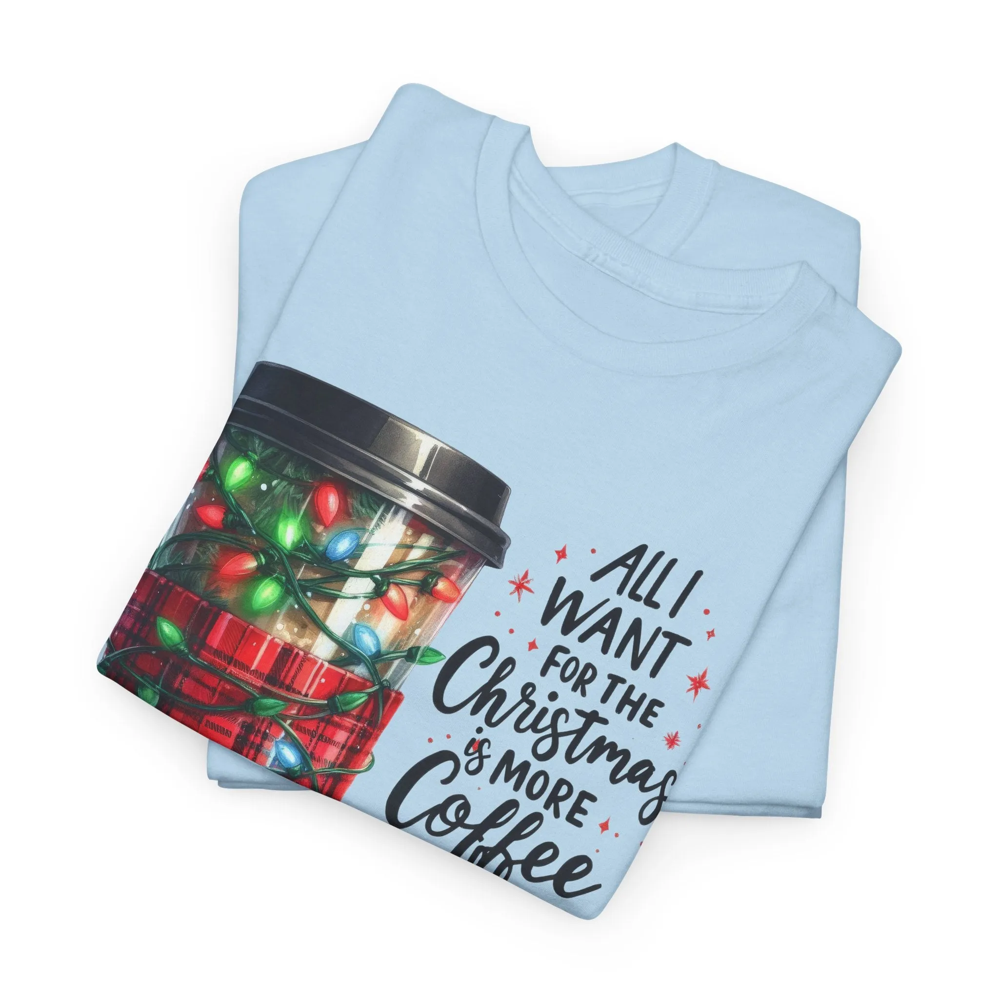 Christmas Coffee Heavy Cotton Tee