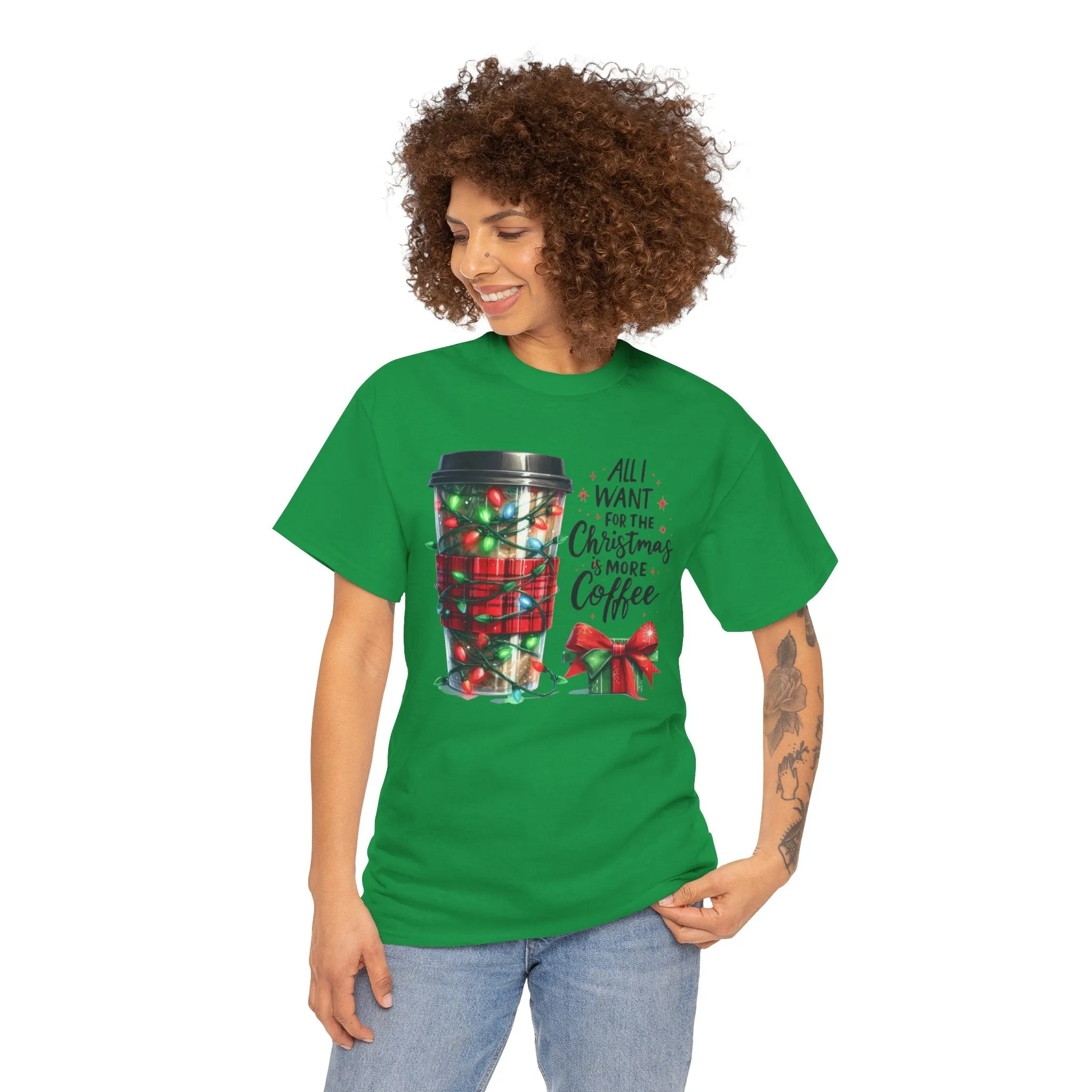 Christmas Coffee Heavy Cotton Tee