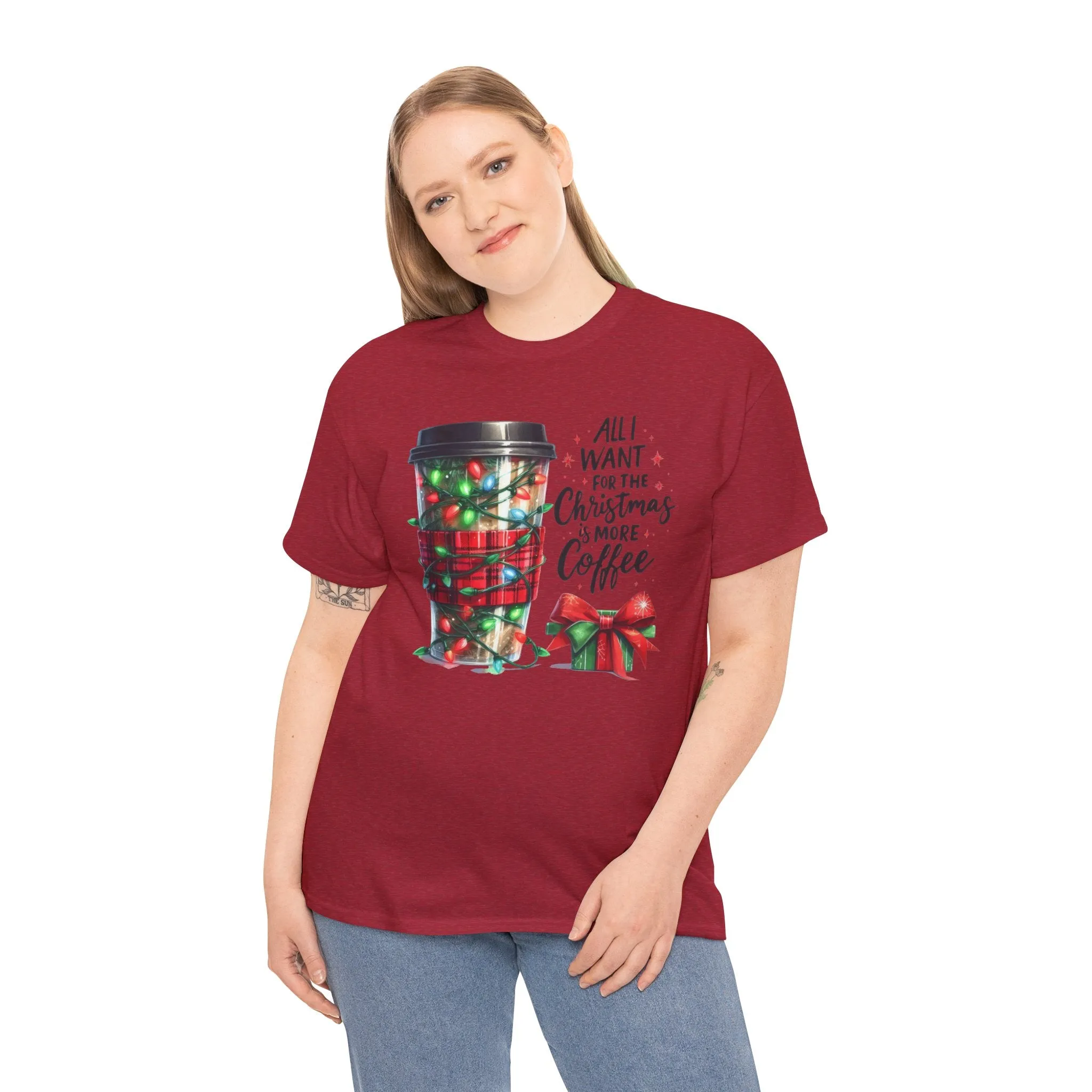 Christmas Coffee Heavy Cotton Tee