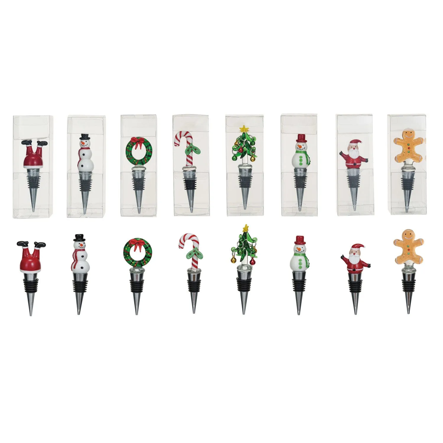 Christmas Wine Toppers