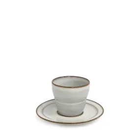 Clover Espresso Cup & Saucer 110mL - Natural