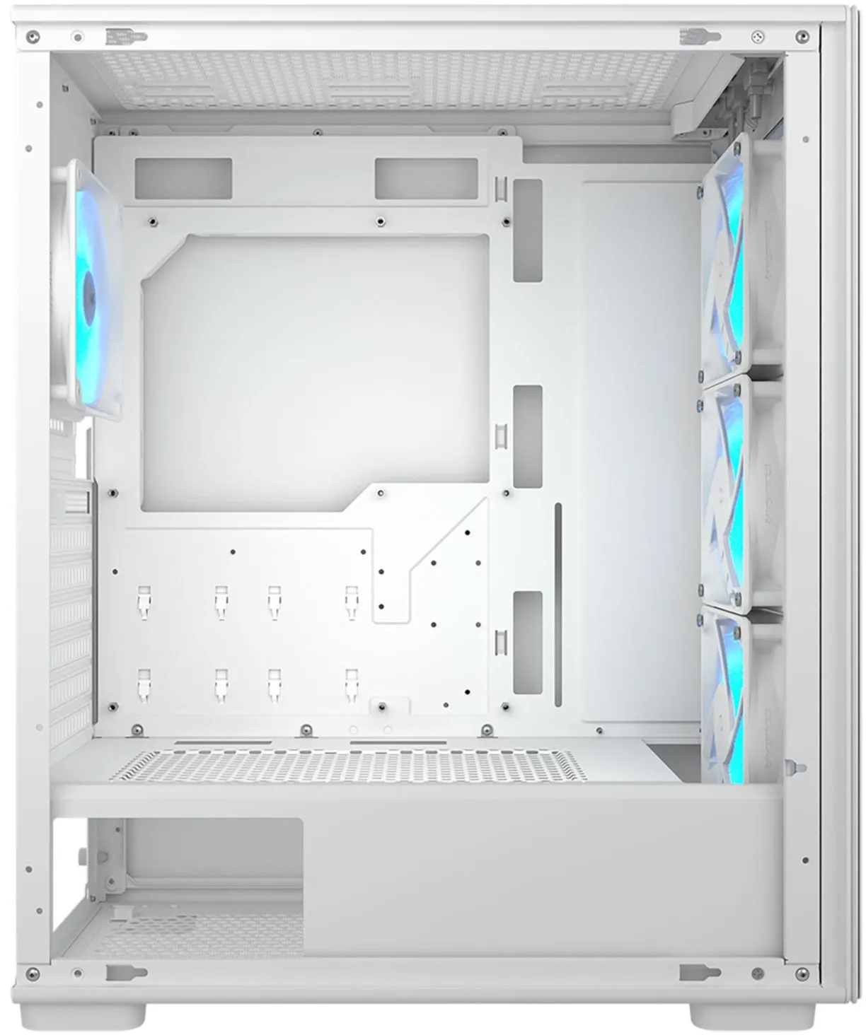 Cougar MX220 White ARGB Tempered Glass ATX Case 預先安裝4把12cm ARGB風扇