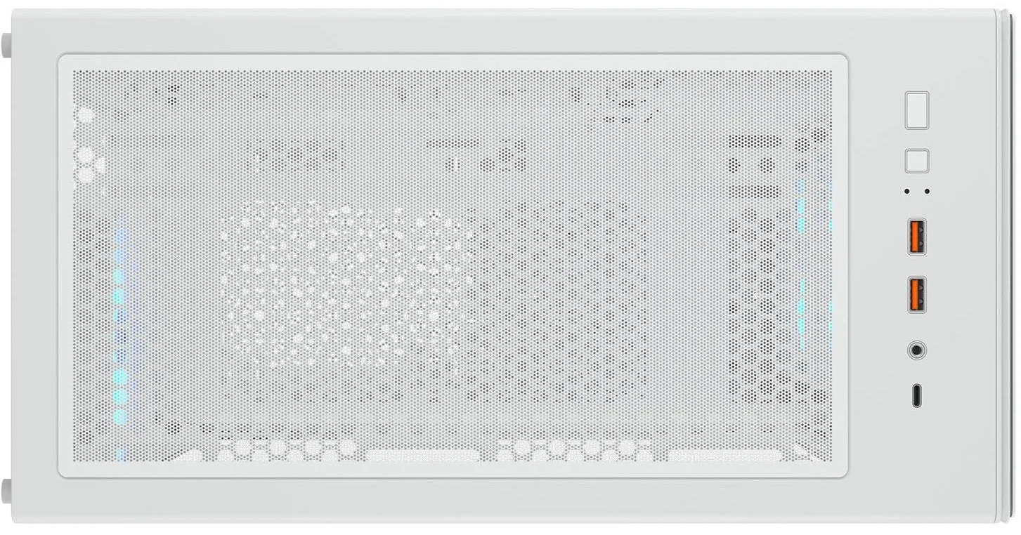 Cougar MX220 White ARGB Tempered Glass ATX Case 預先安裝4把12cm ARGB風扇