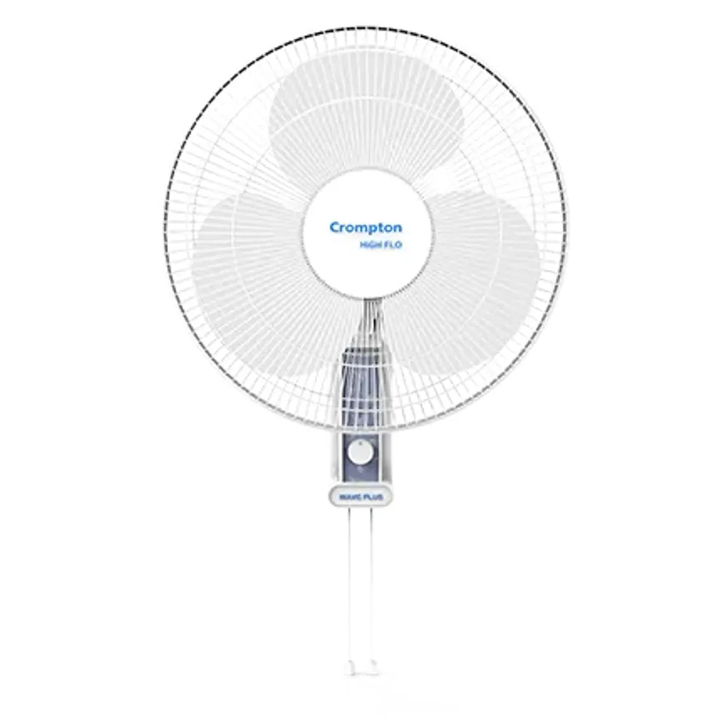 Crompton High Flo Wave Plus Wall Mounted Fan 400mm Kd White