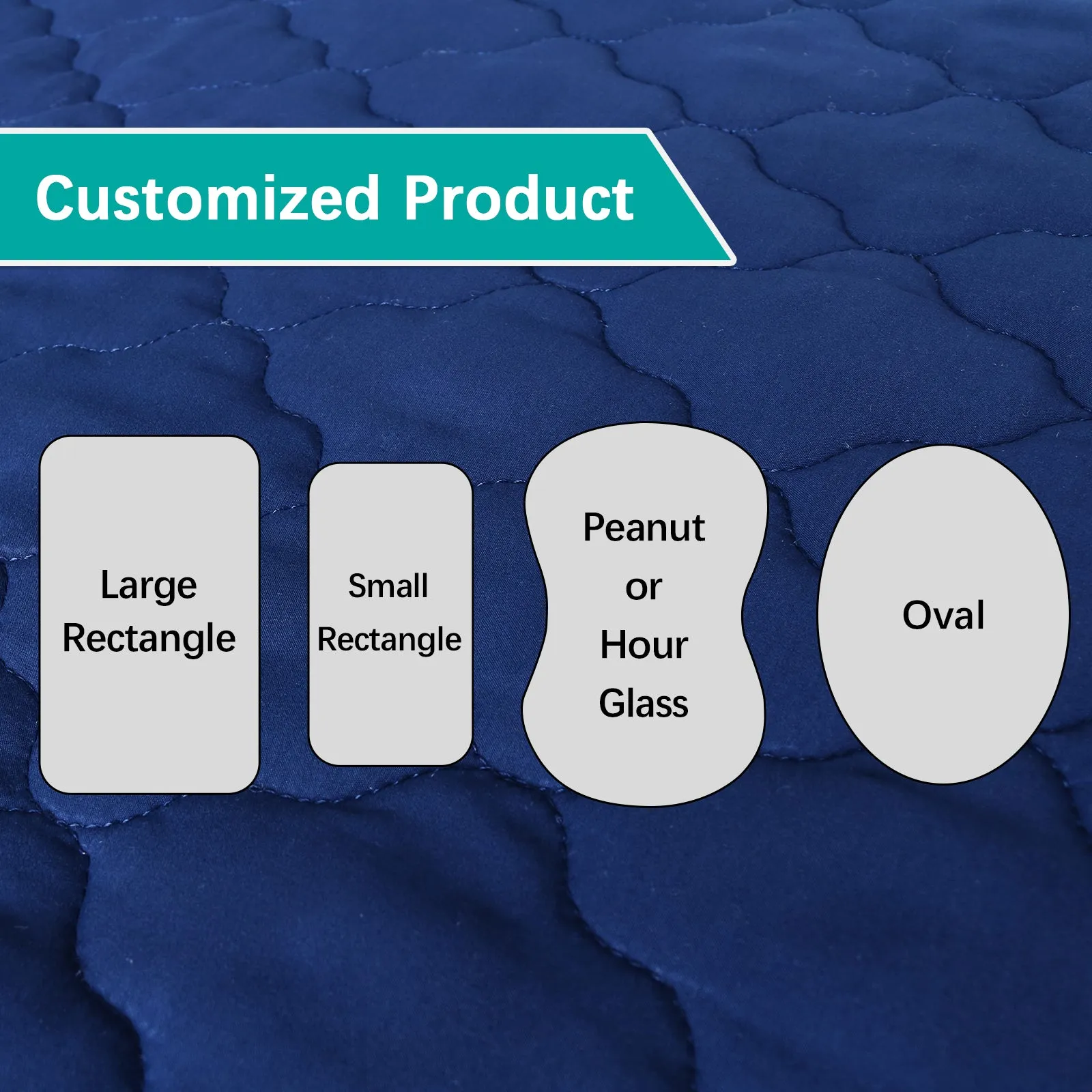 Customized - Personalized Mattress Pad Cover, 100% Waterproof, Bamboo/ Cotton/ Microfiber