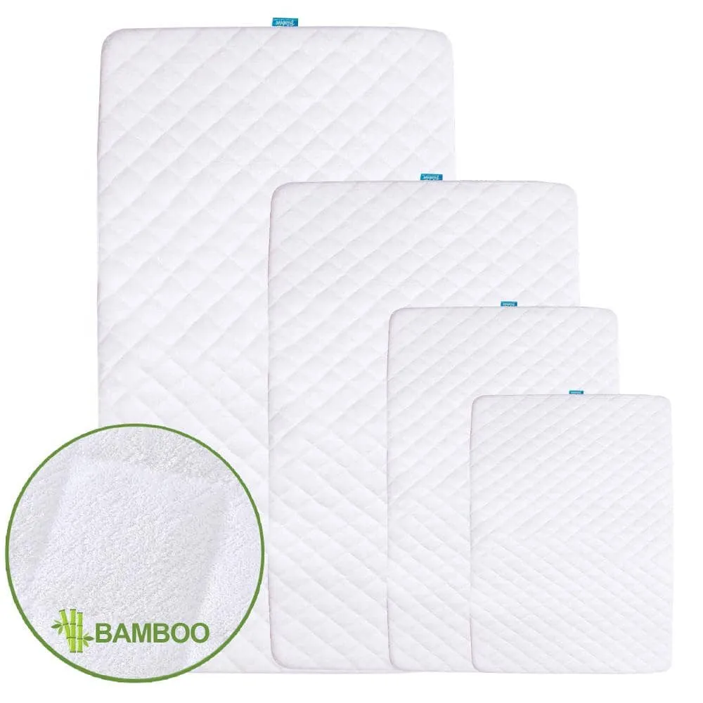 Customized - Personalized Mattress Pad Cover, 100% Waterproof, Bamboo/ Cotton/ Microfiber