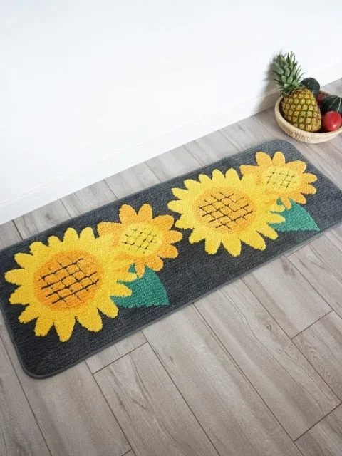 Cute Pattern High Water Absorbent Bathroom Carpet Bath Mat Multi Sizes Bathroom Mat Rug Anti-Slip Toilt Balcony Bath Rug Pad