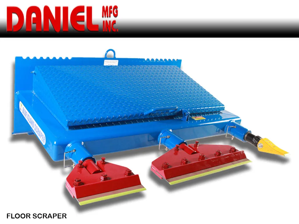 DANIEL MFG floor scraper for skid steer