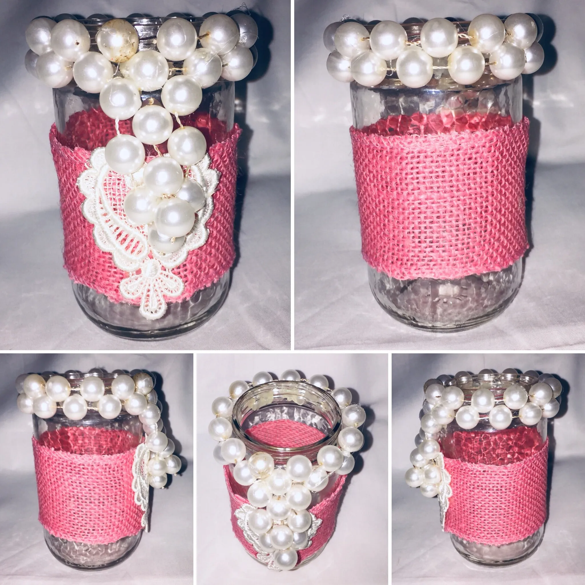 Decorated Bottle Embellished Handcrafted