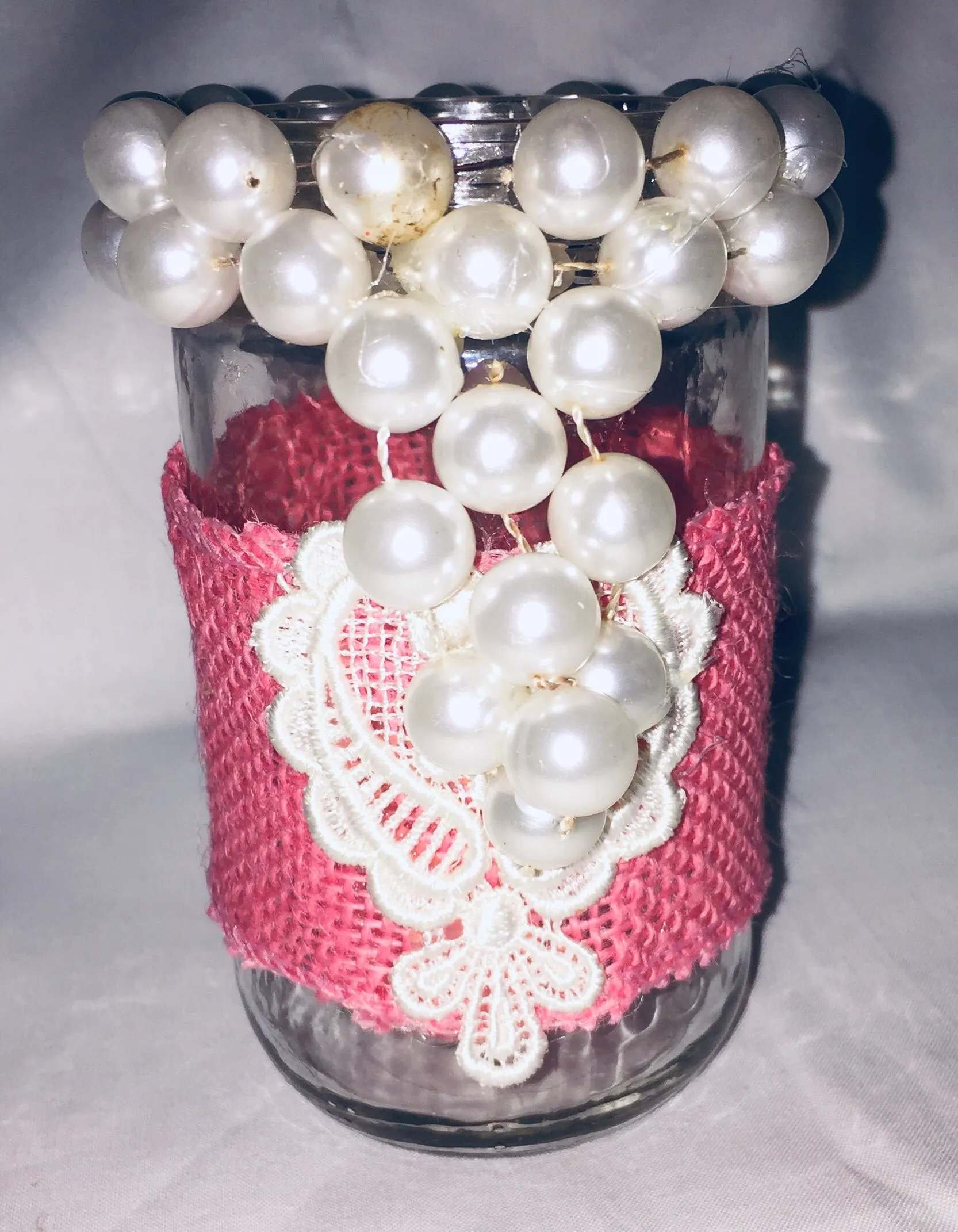 Decorated Bottle Embellished Handcrafted