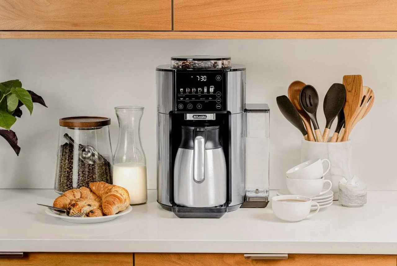 De'Longhi TrueBrew Automatic Coffee Machine with Bean Extract Technology - Stainless with Thermal Carafe