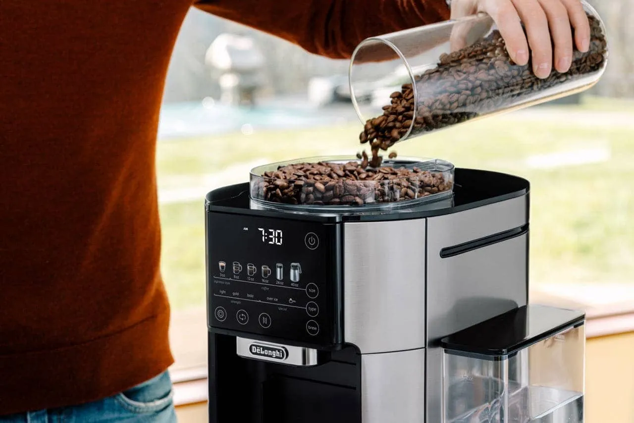 De'Longhi TrueBrew Automatic Coffee Machine with Bean Extract Technology - Stainless with Thermal Carafe