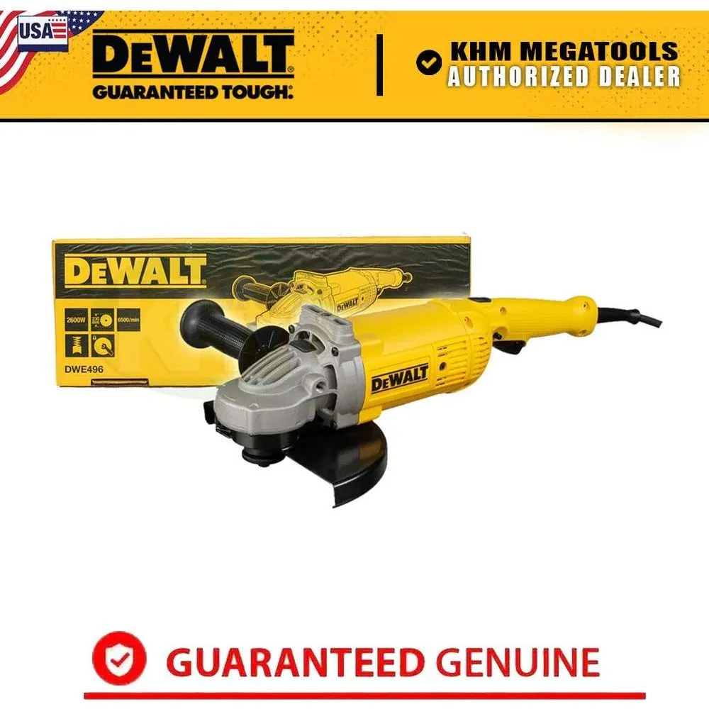 Dewalt DWE496 Angle Grinder 9" 2600W