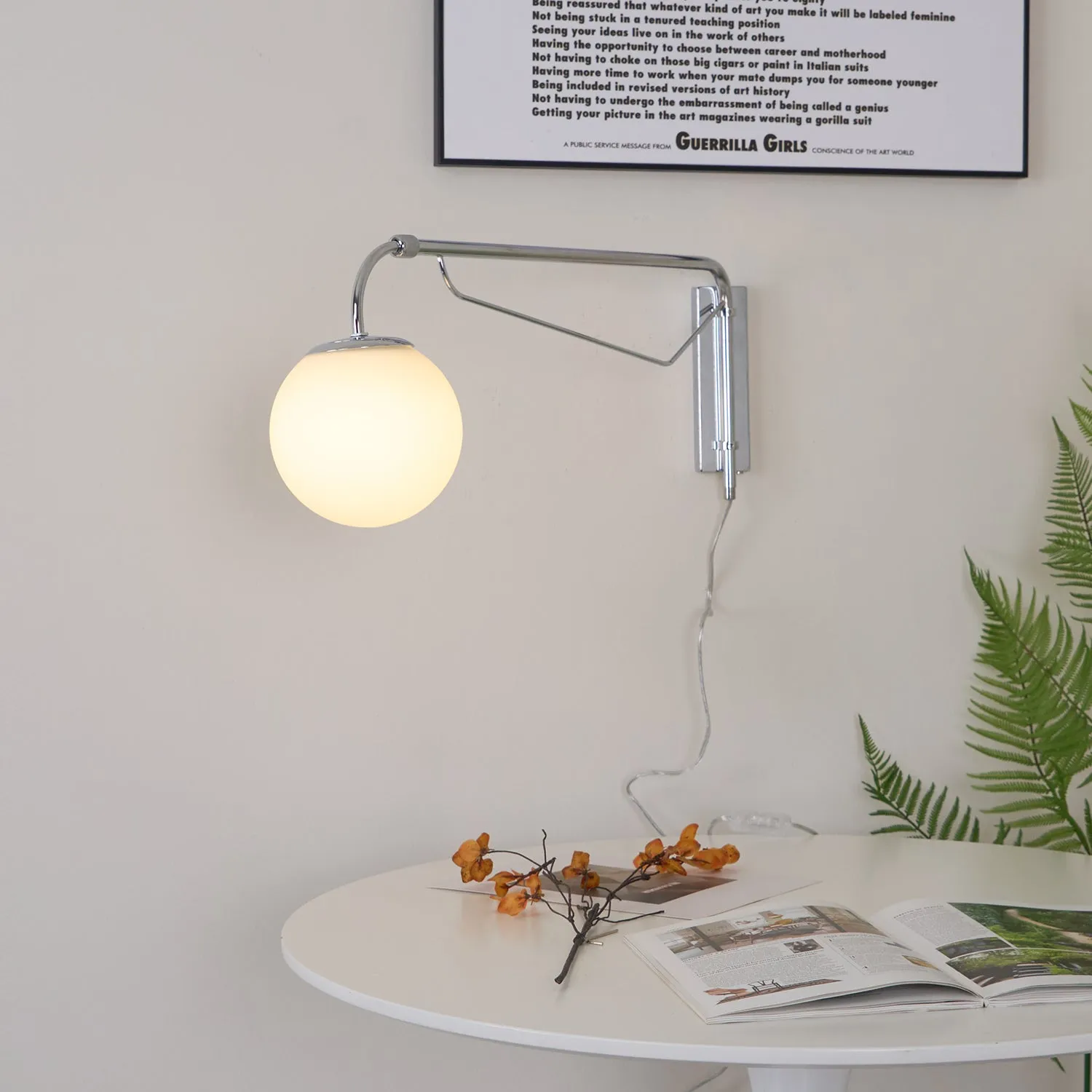 Dione Plug In Wall Lamp