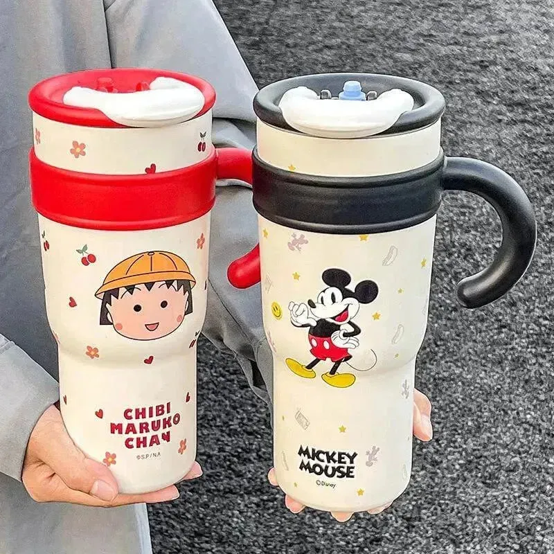 Disney Thermos Straw Cup (700 & 1200 ml)