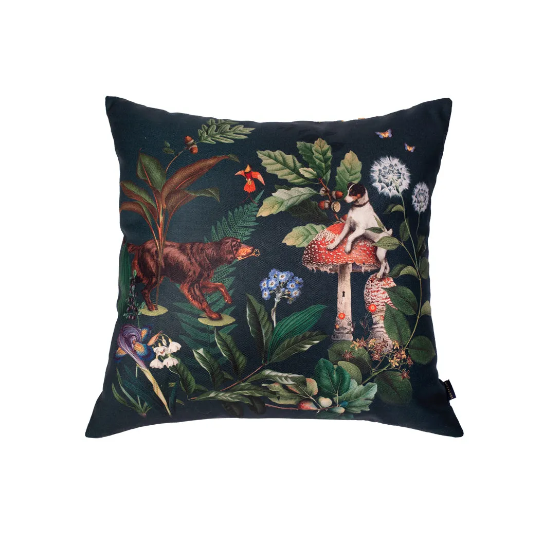 Dog Forest Pillow