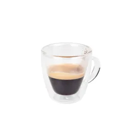 Double-Walled Borosilicate Glass Espresso Cup, 80ml