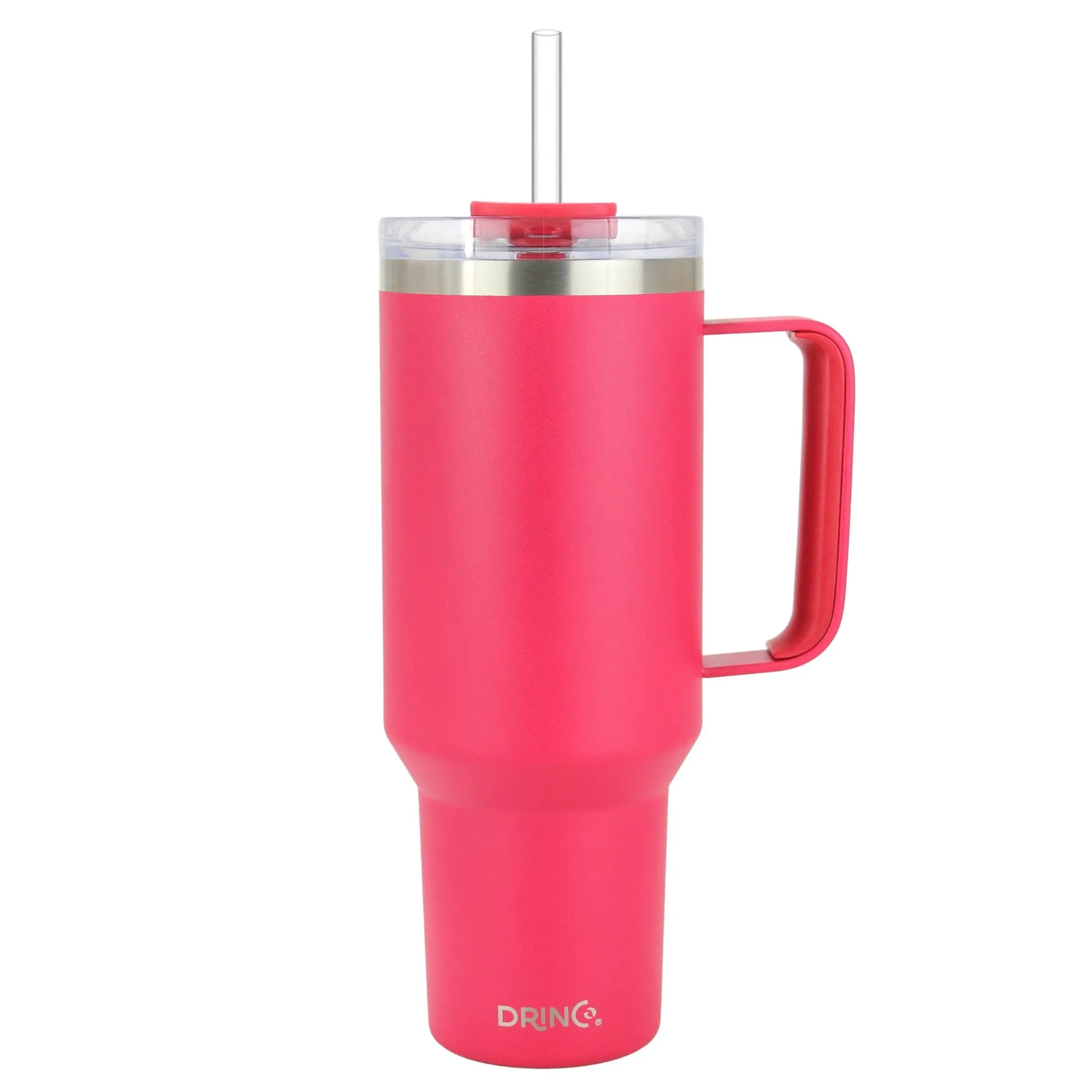 Drinco BigSur Tumbler with Handle Straw/Flip Lid Lavender