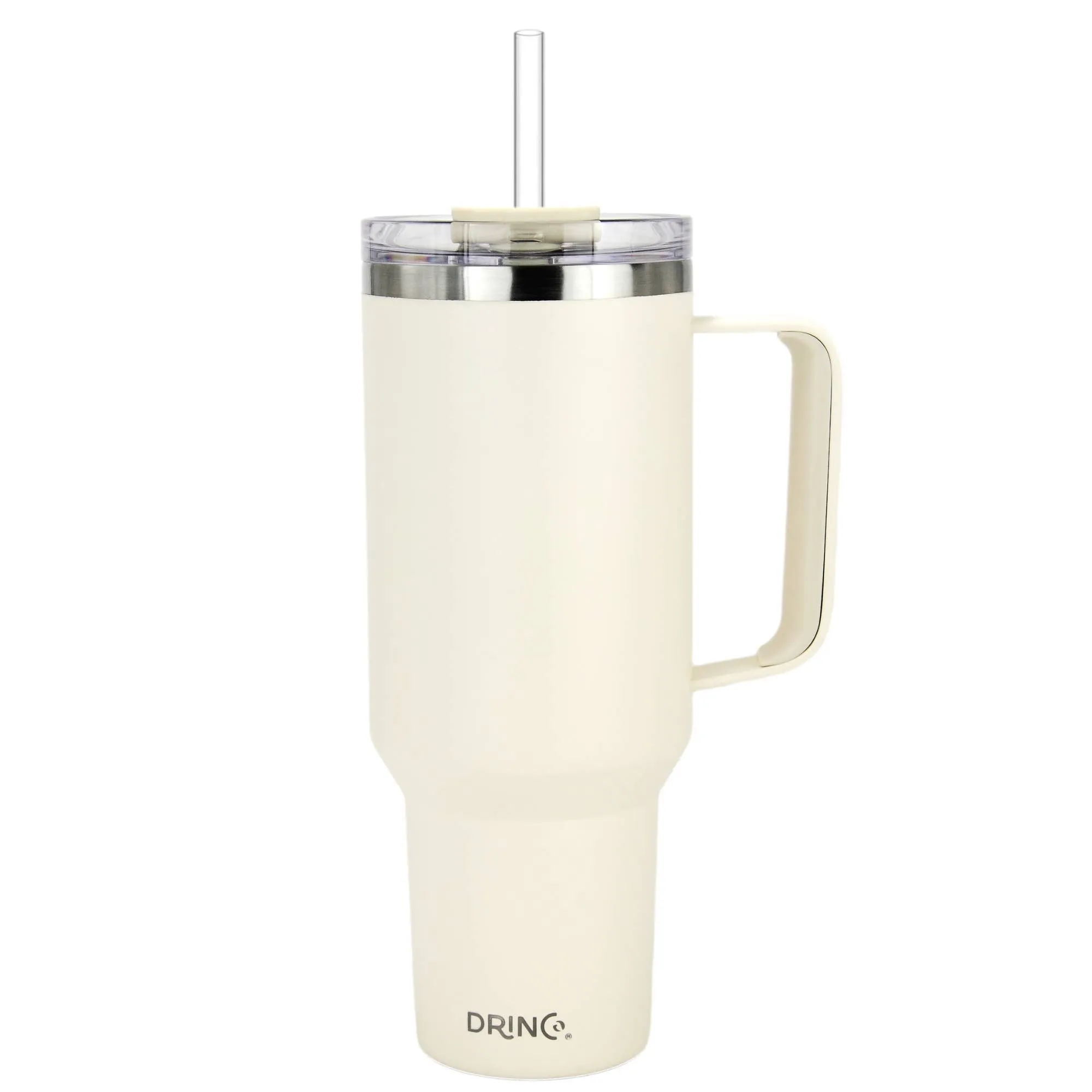 Drinco BigSur Tumbler with Handle Straw/Flip Lid Lavender