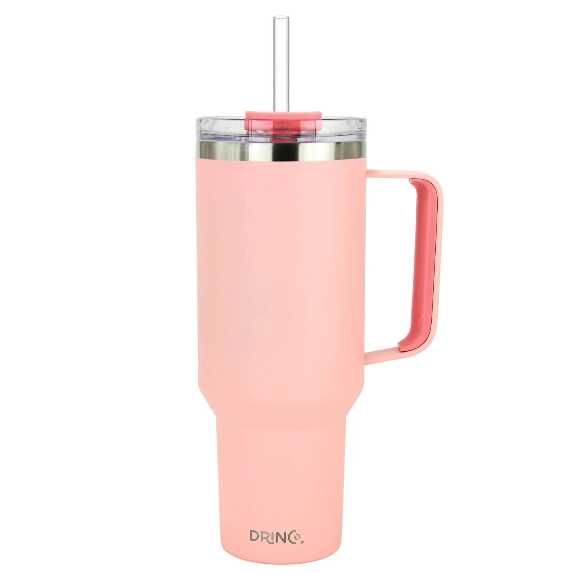 Drinco BigSur Tumbler with Handle Straw/Flip Lid Lavender