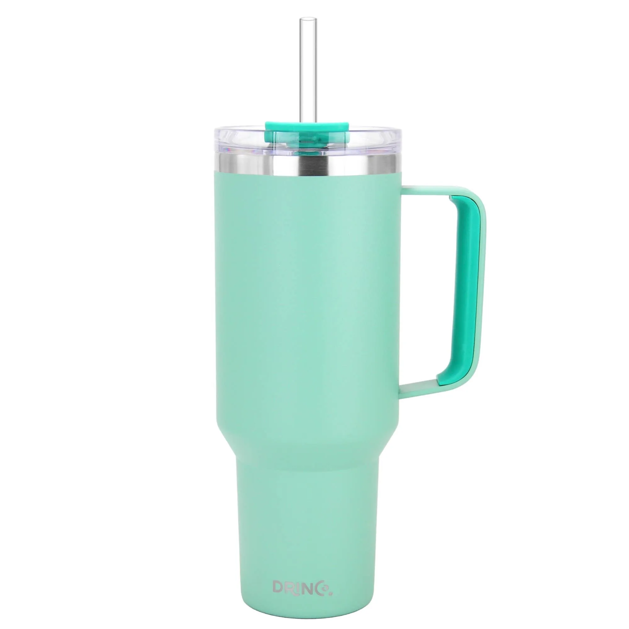 Drinco BigSur Tumbler with Handle Straw/Flip Lid Lavender